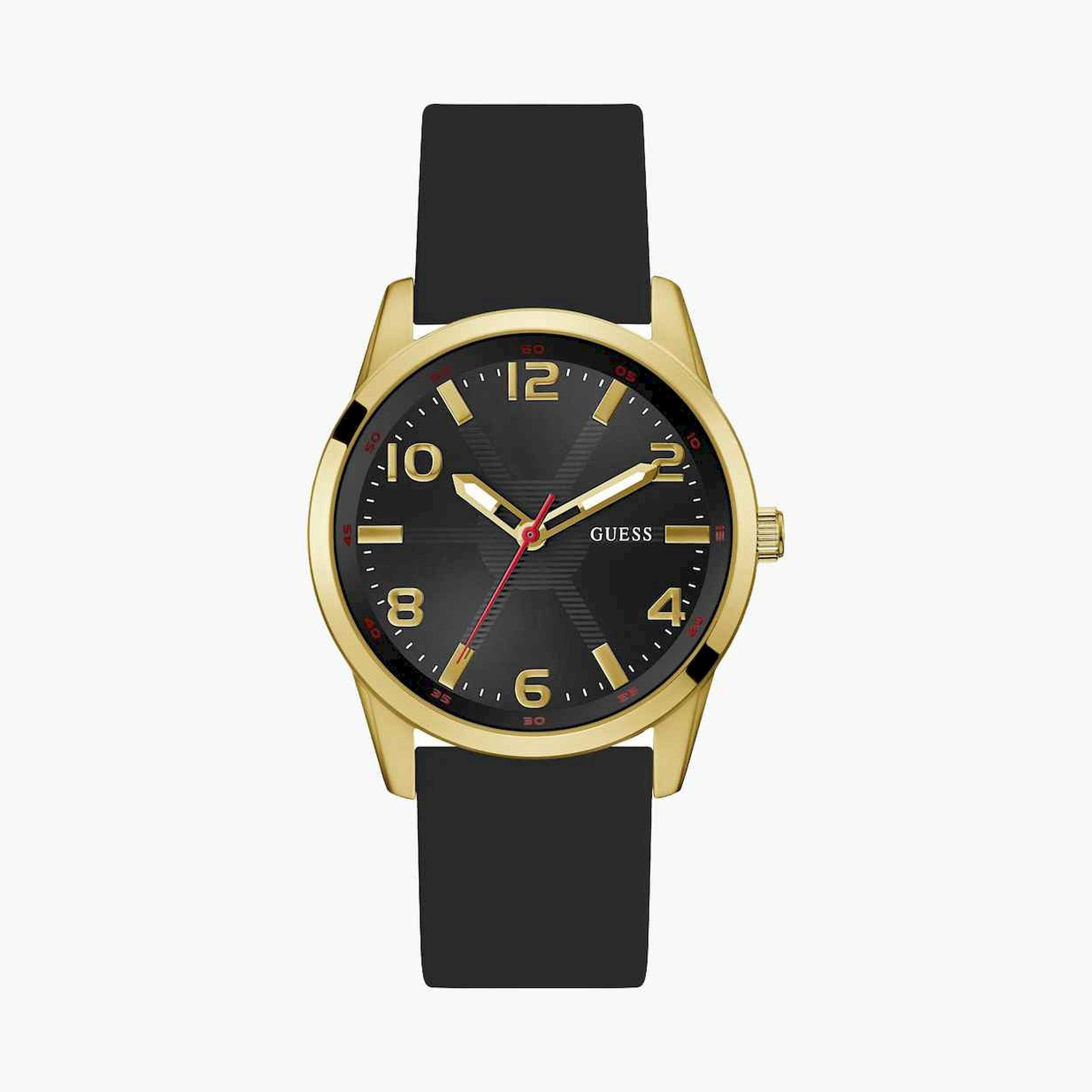 غيس- ساعة تناظرية للرجال سوار ستانلس ستيل 42مم لون أسود | GW0805G2-men-watchesandjewellery-watches-image-1
