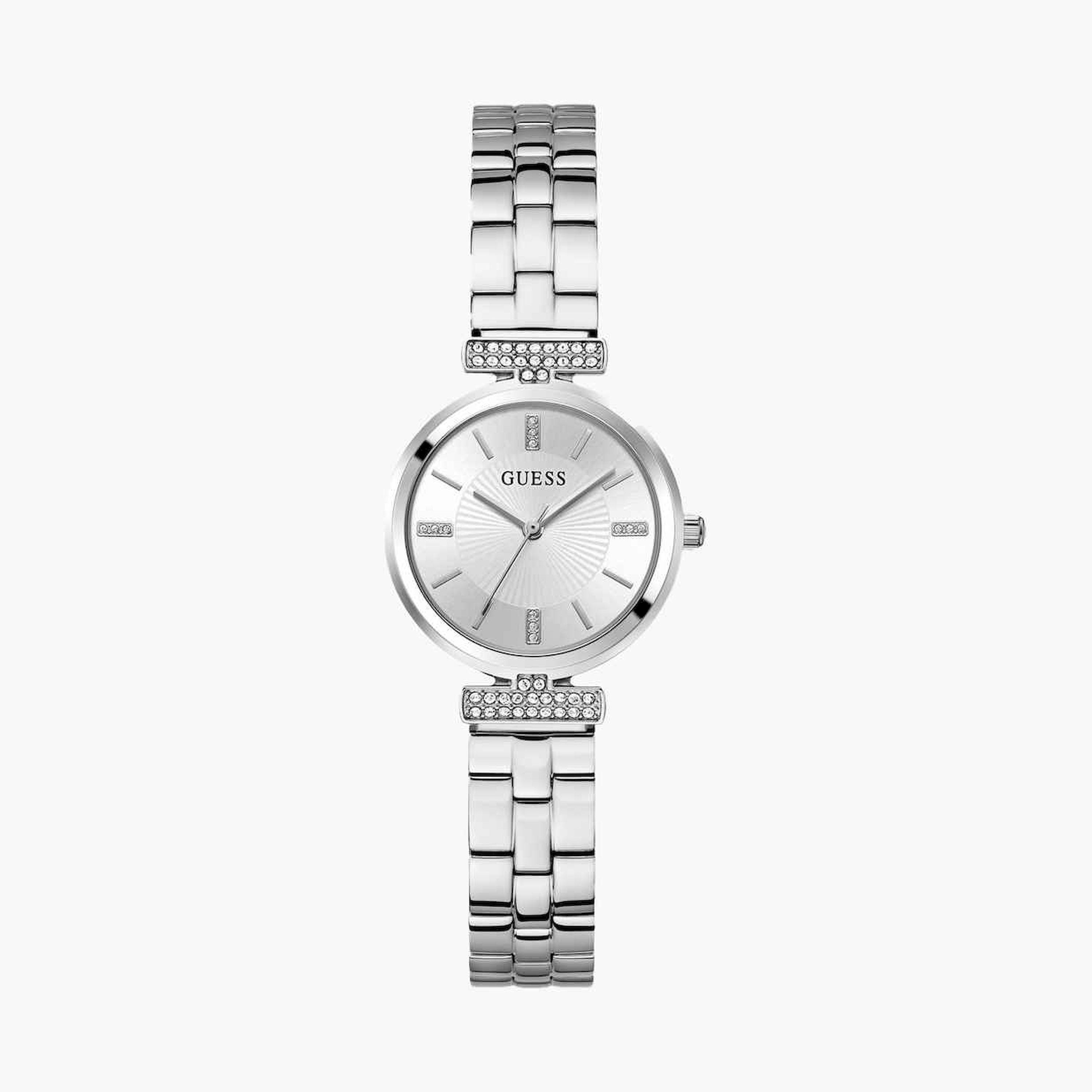 غيس- ساعة تناظرية للنساء سوار ستانلس ستيل 28مم لون فضي | GW0762L1-women-watchesandjewellery-watches-image-1