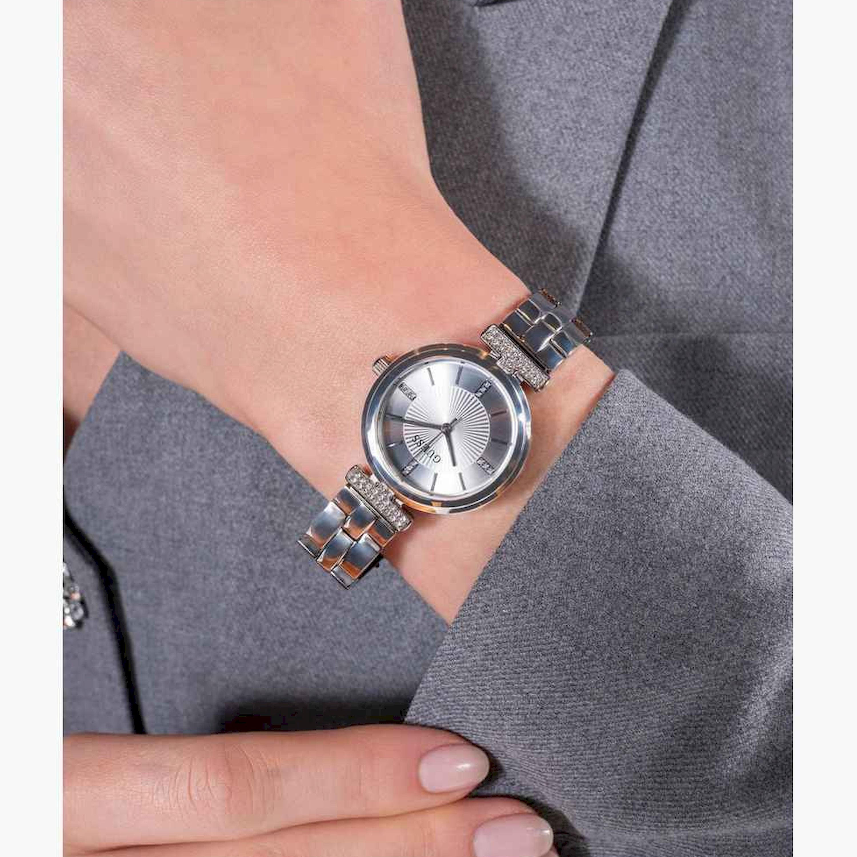 Guess Women's 28MM Silver Analog Stainless Steel Strap Watch | GW0762L1-women-watchesandjewellery-watches-image-2