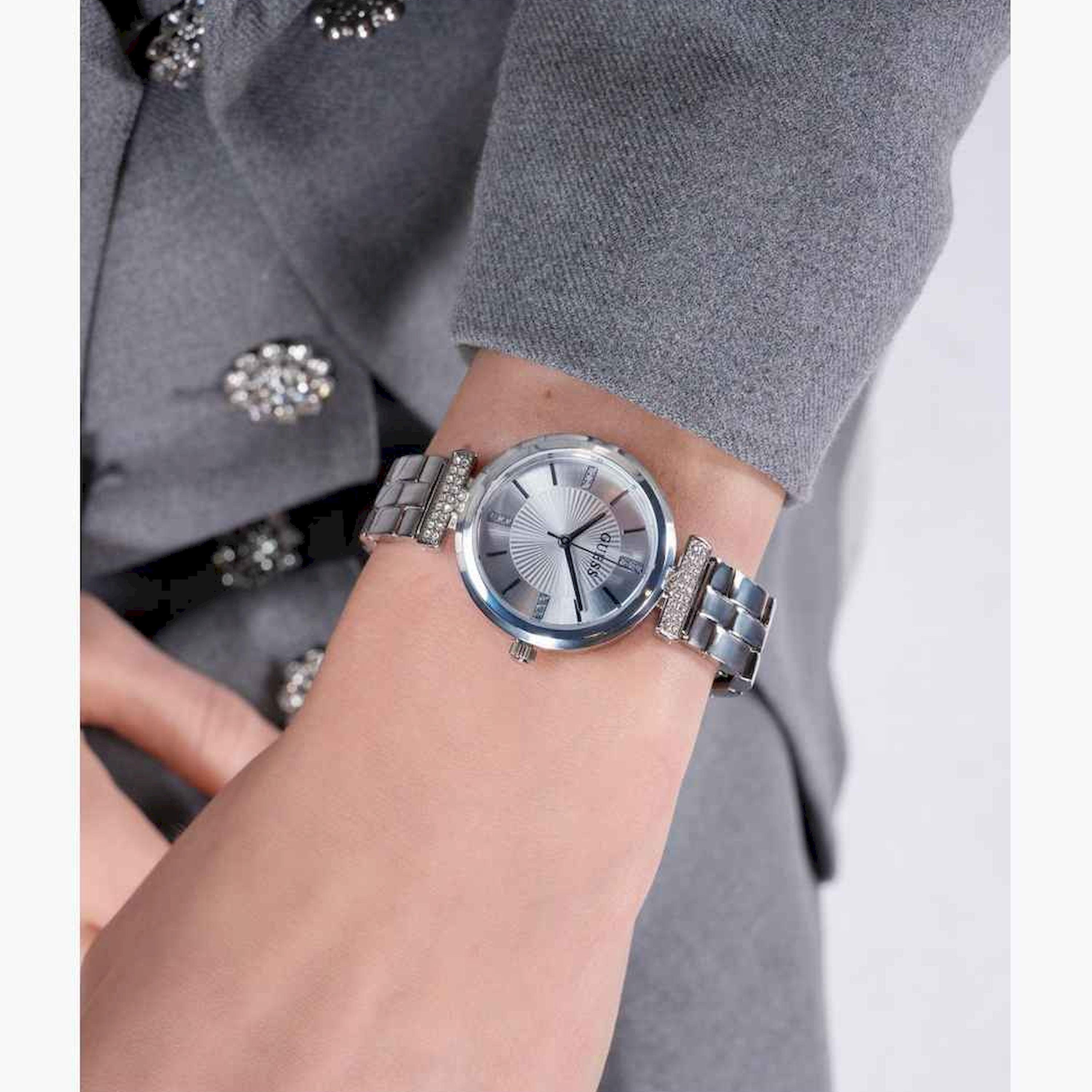 غيس- ساعة تناظرية للنساء سوار ستانلس ستيل 28مم لون فضي | GW0762L1-women-watchesandjewellery-watches-image-4