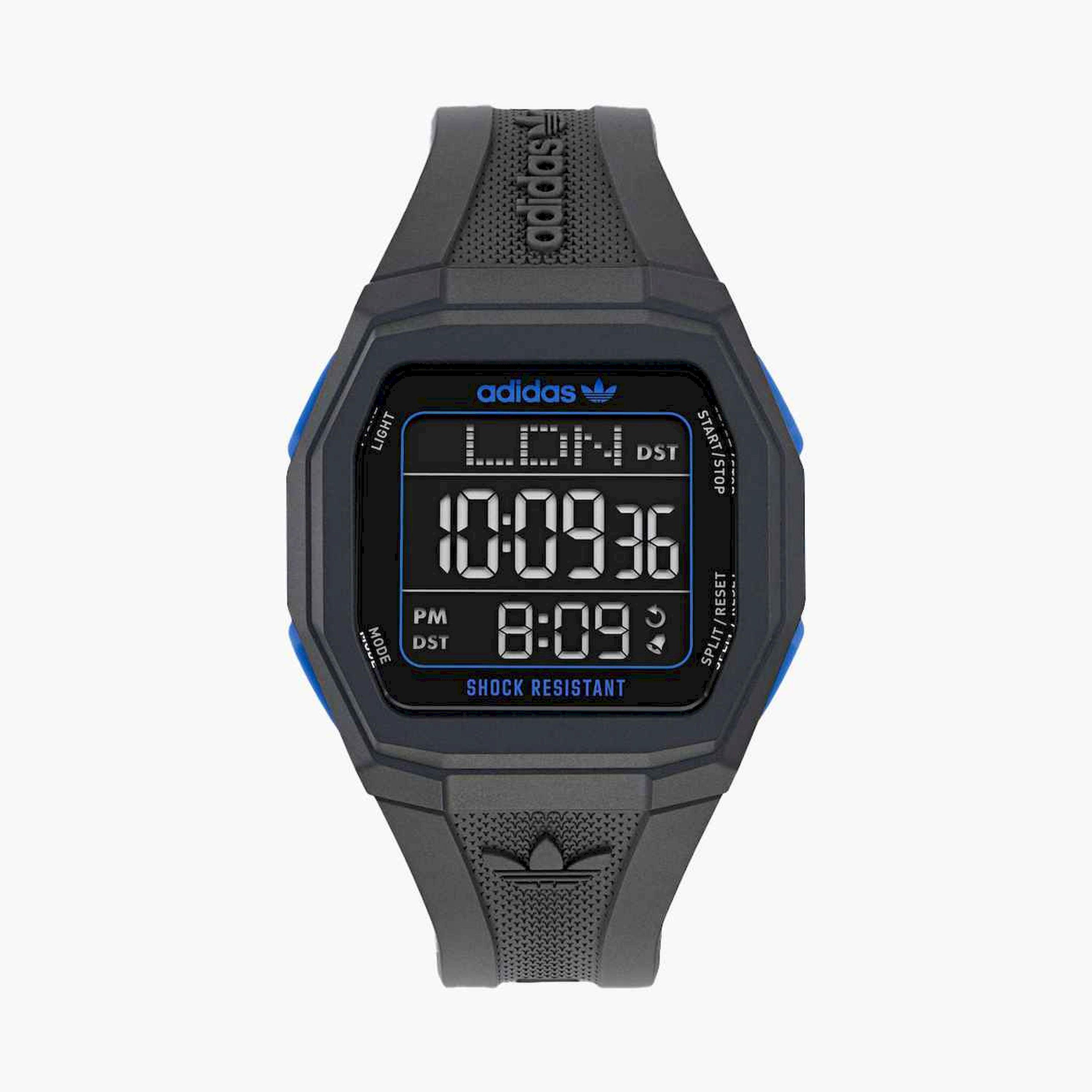 Adidas Black Digital Plastic Strap Watch | AOST24564-men-watchesandjewellery-watches-image-1