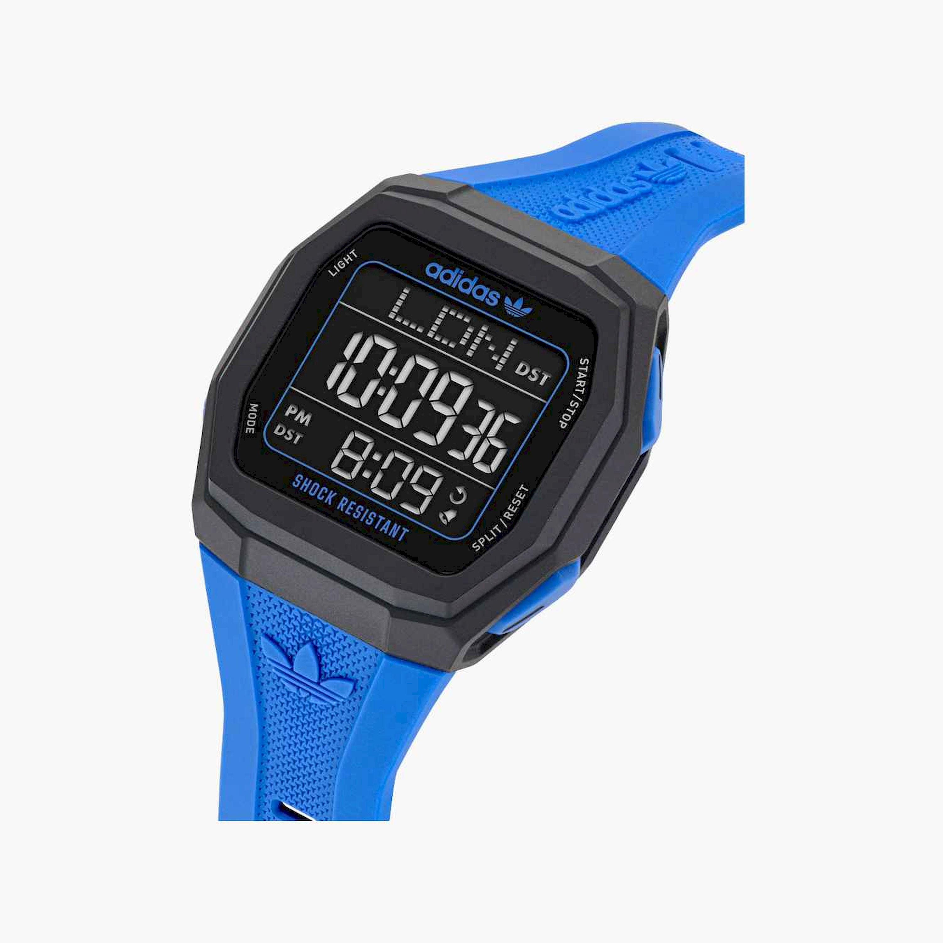 أديداس- ساعة رقمية سوار بلاستيكي لون أزرق | AOST24565-men-watchesandjewellery-watches-image-4