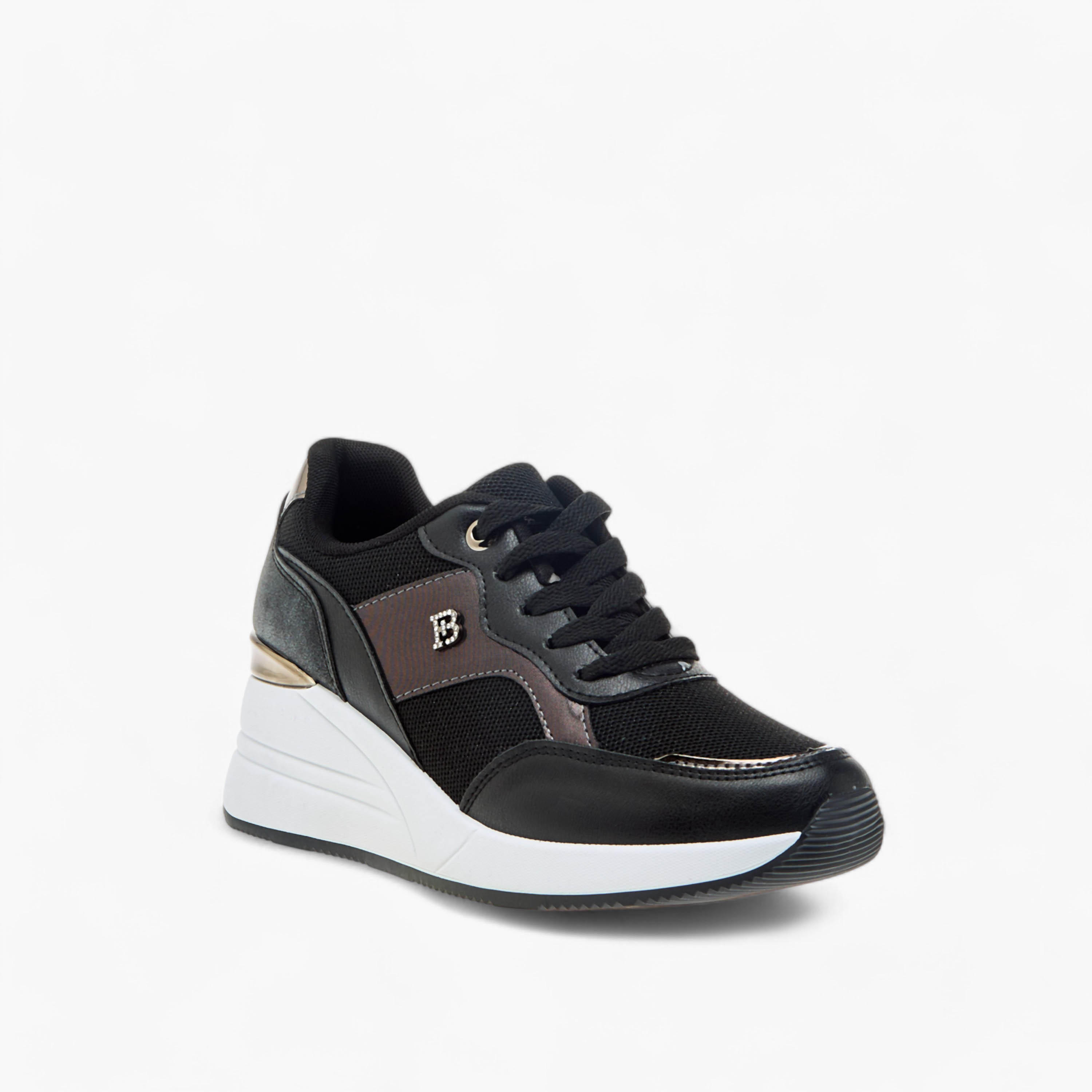 Flora Bella Panelled Sneakers with Lace-Up Closure-women-shoes-sneakers-image-2