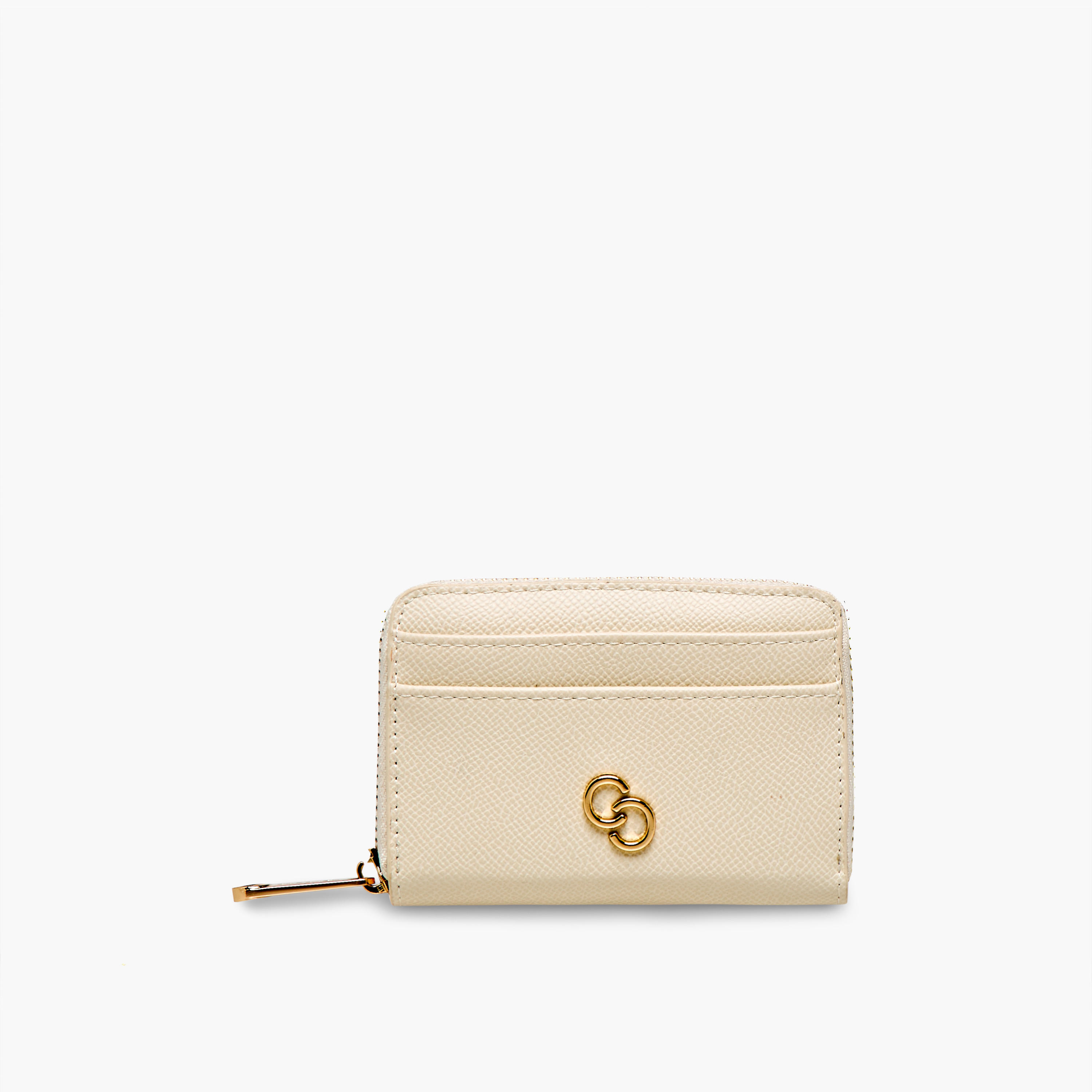 Celeste Textured Wallet with Metal Accent and Zip Closure-women-bagsandwallets-wallets-image-1