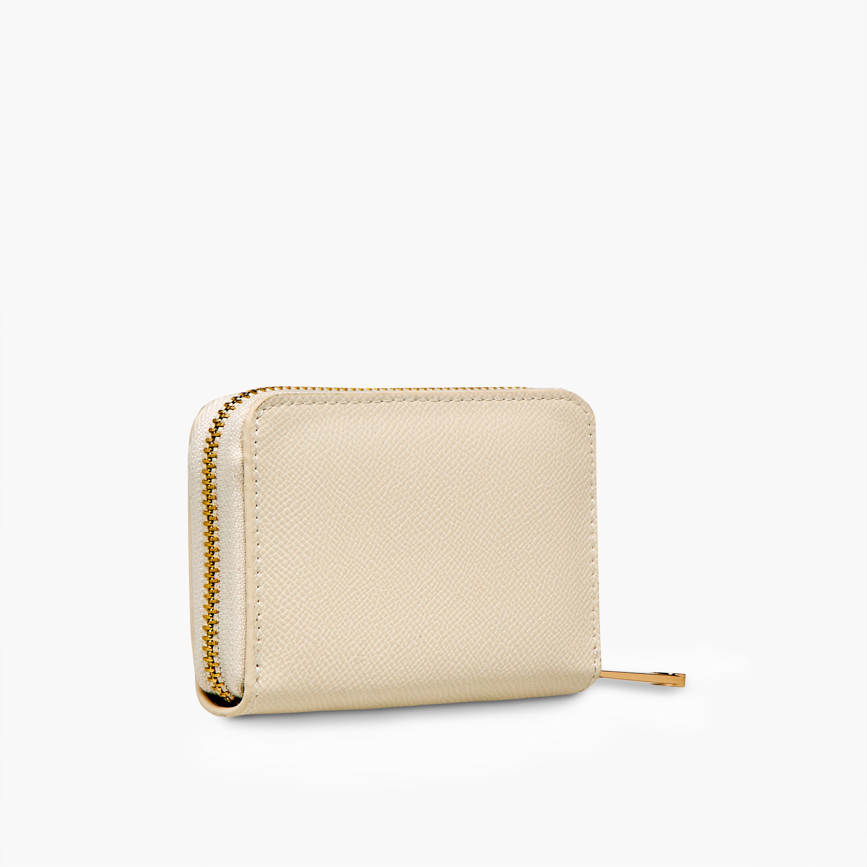 Celeste Textured Wallet with Metal Accent and Zip Closure-women-bagsandwallets-wallets-image-2