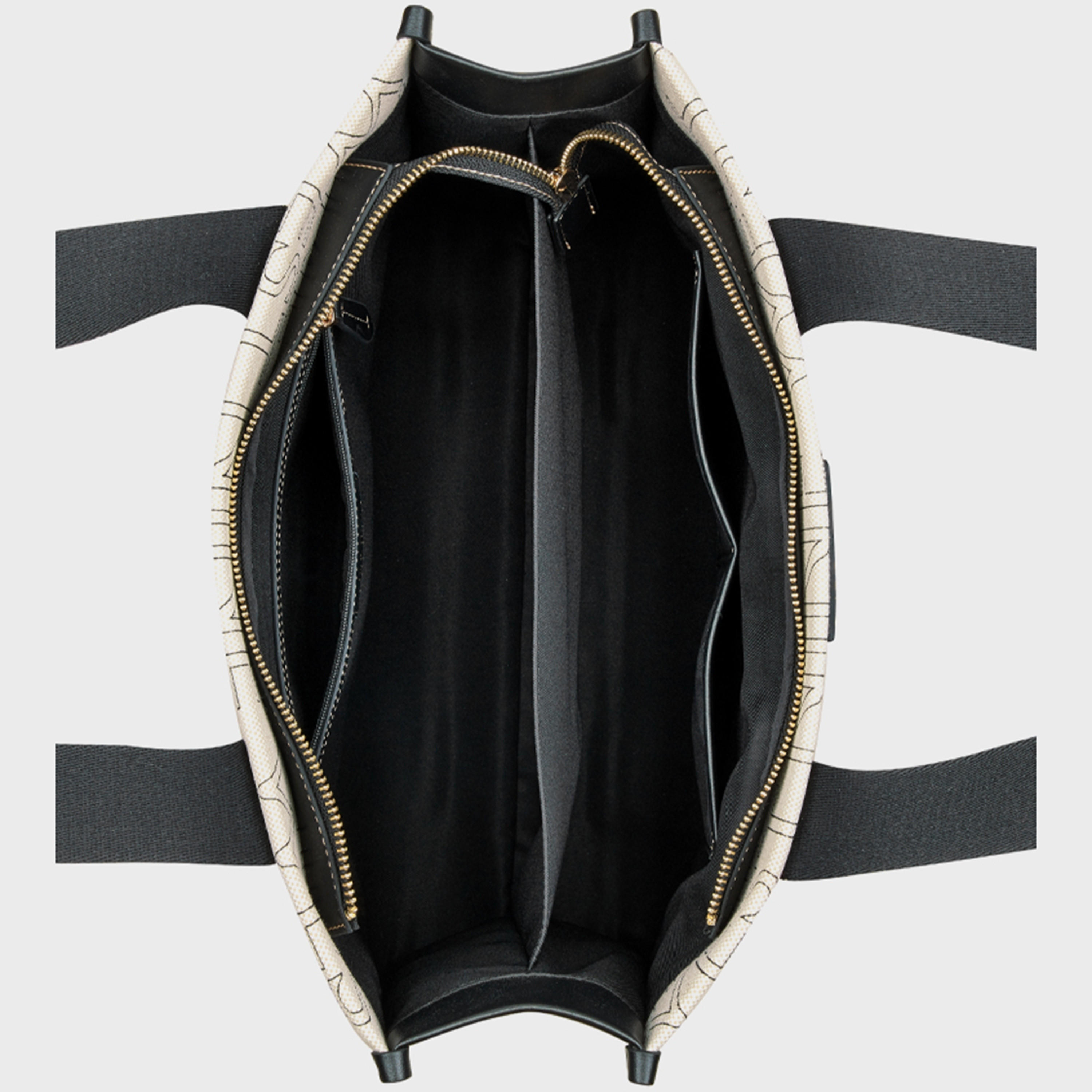 حقيبة يد بمقبض مزدوج وطبعة نصية من Nine West مع سحاب للإغلاق-women-bagsandwallets-handbags-image-2