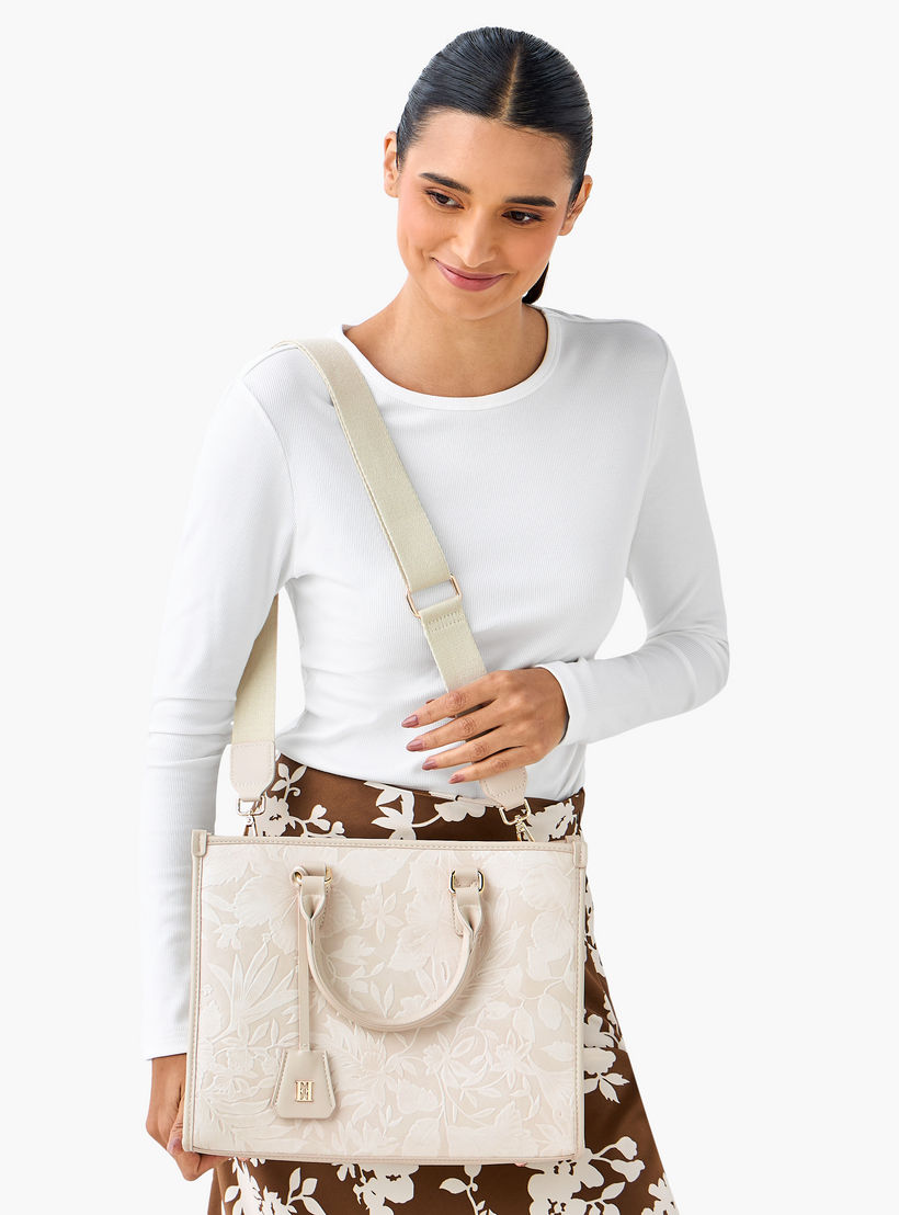 شنطة توتي بنقوش مع مقابض مزدوجة من إيل-women-bagsandwallets-handbags-image-3