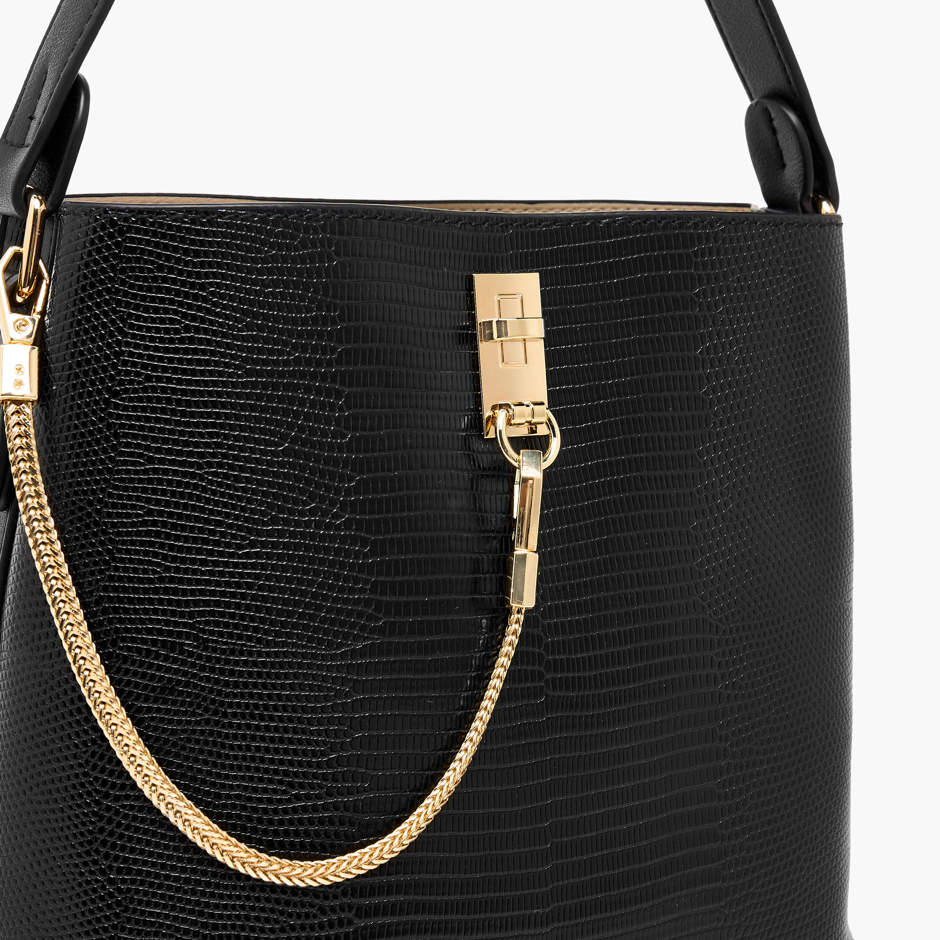 شنطة كتف بارزة الملمس بسحّاب من سيليست-women-bagsandwallets-handbags-image-6