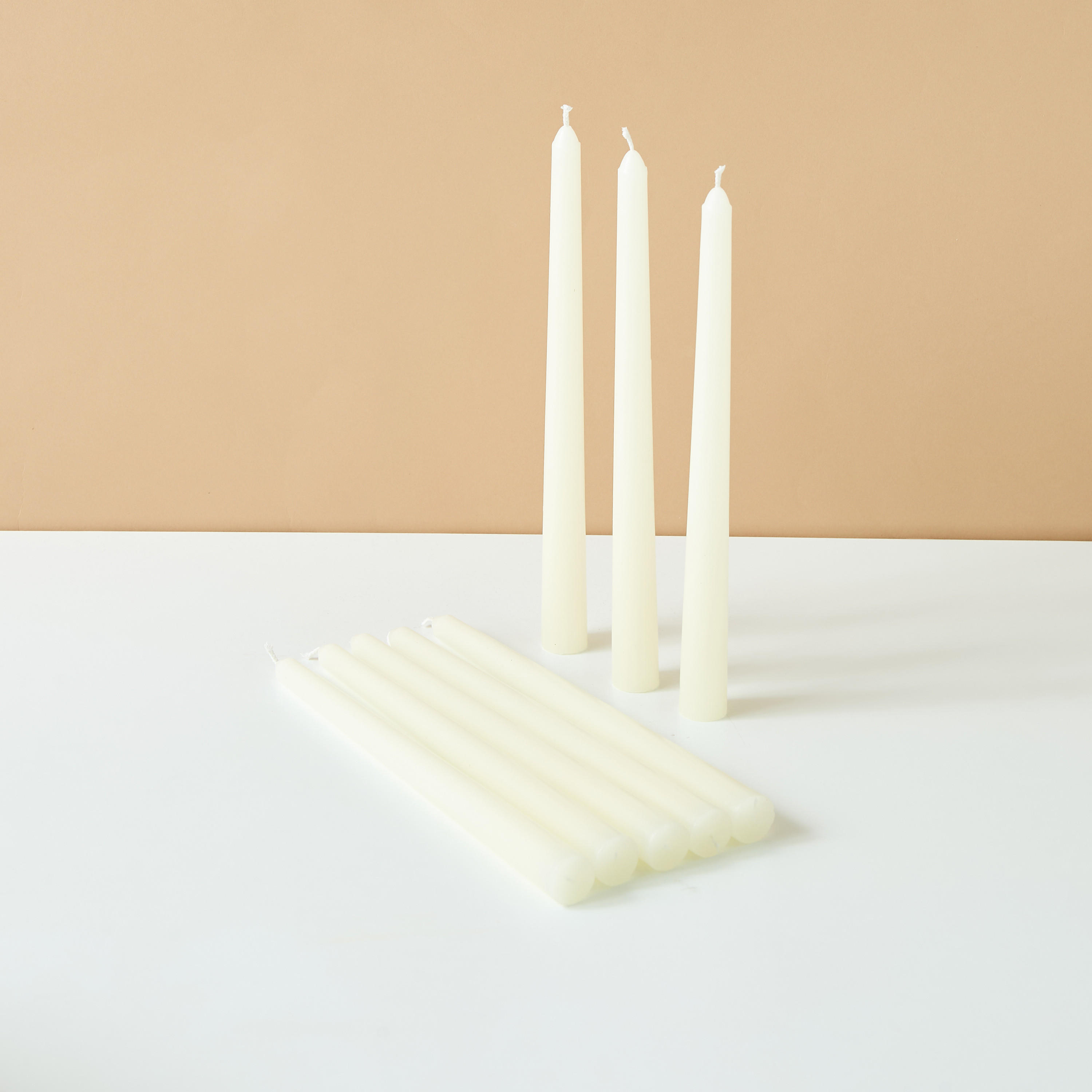 Unscented Taper Candle - Set of 8-household-homefragrance-candles-image-3
