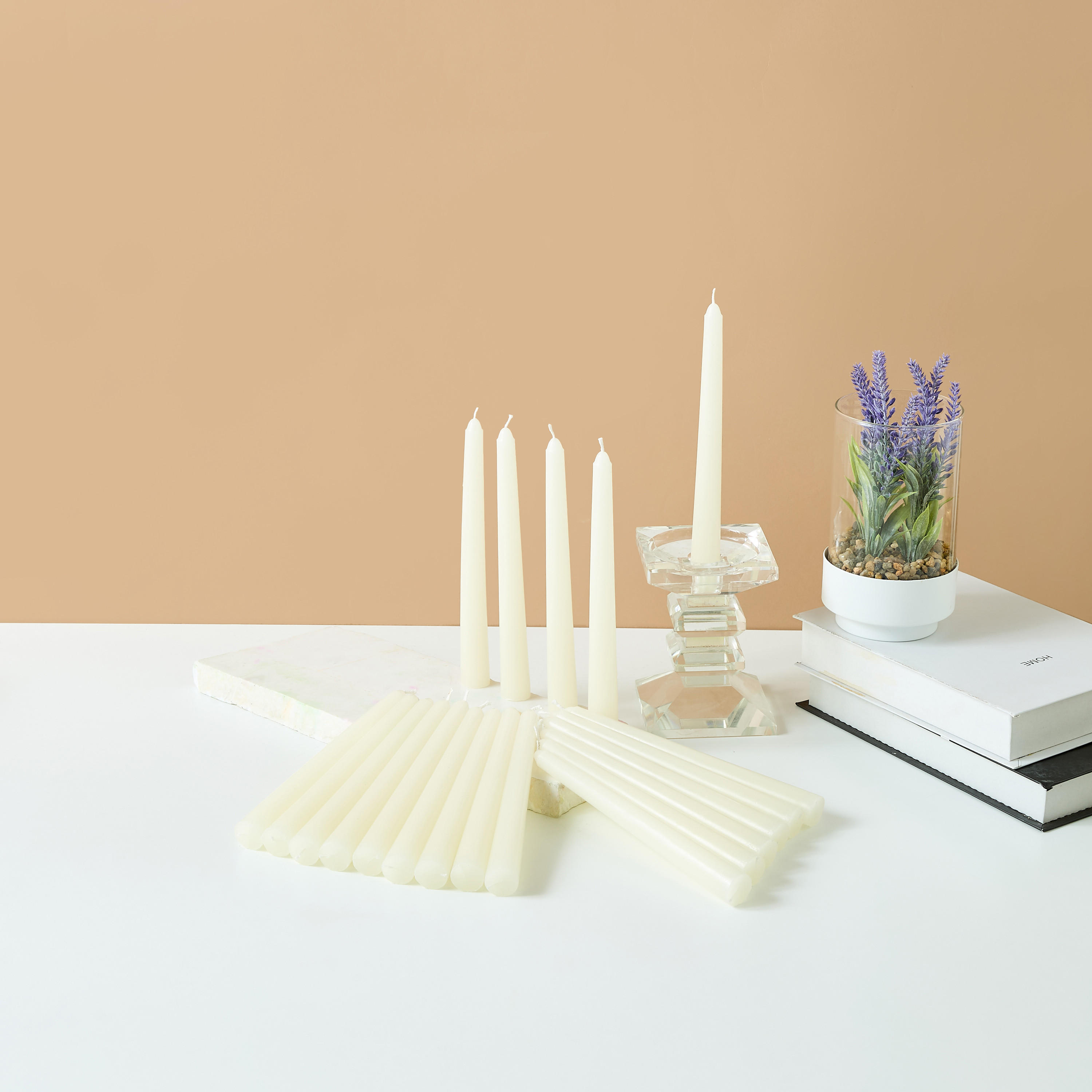 Unscented Taper Candle - Set of 20-household-homefragrance-candles-image-1
