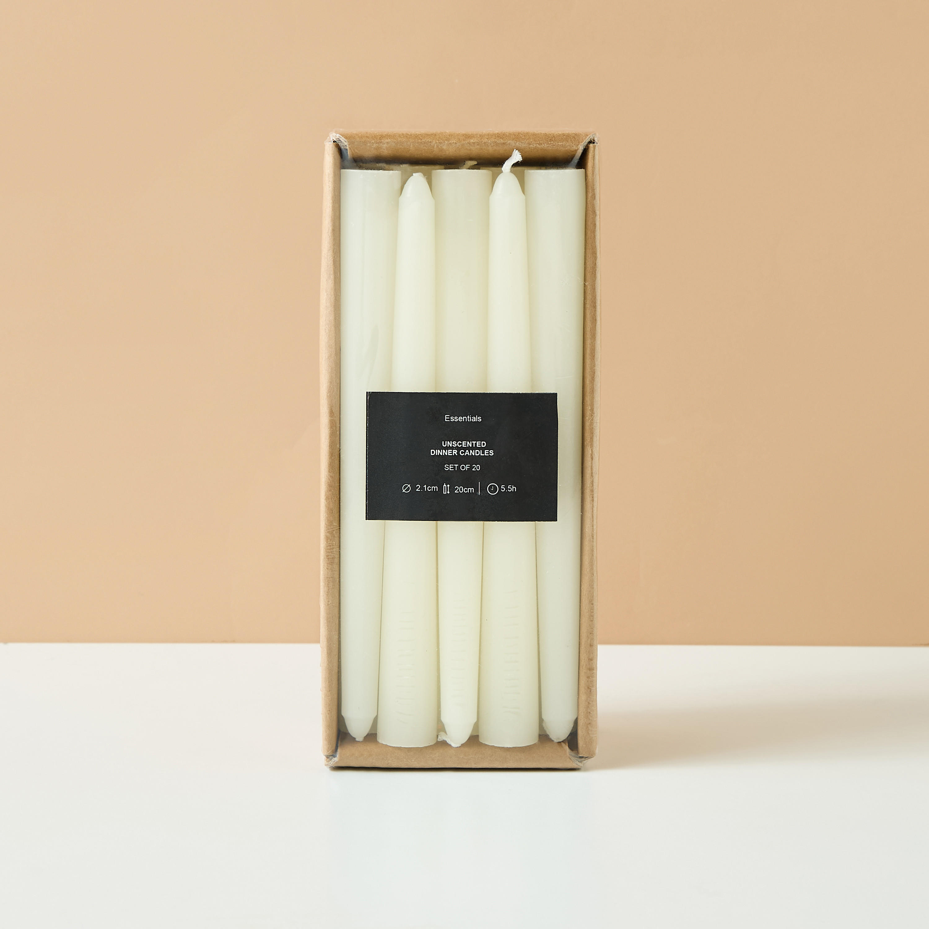 Unscented Taper Candle - Set of 20-household-homefragrance-candles-image-5