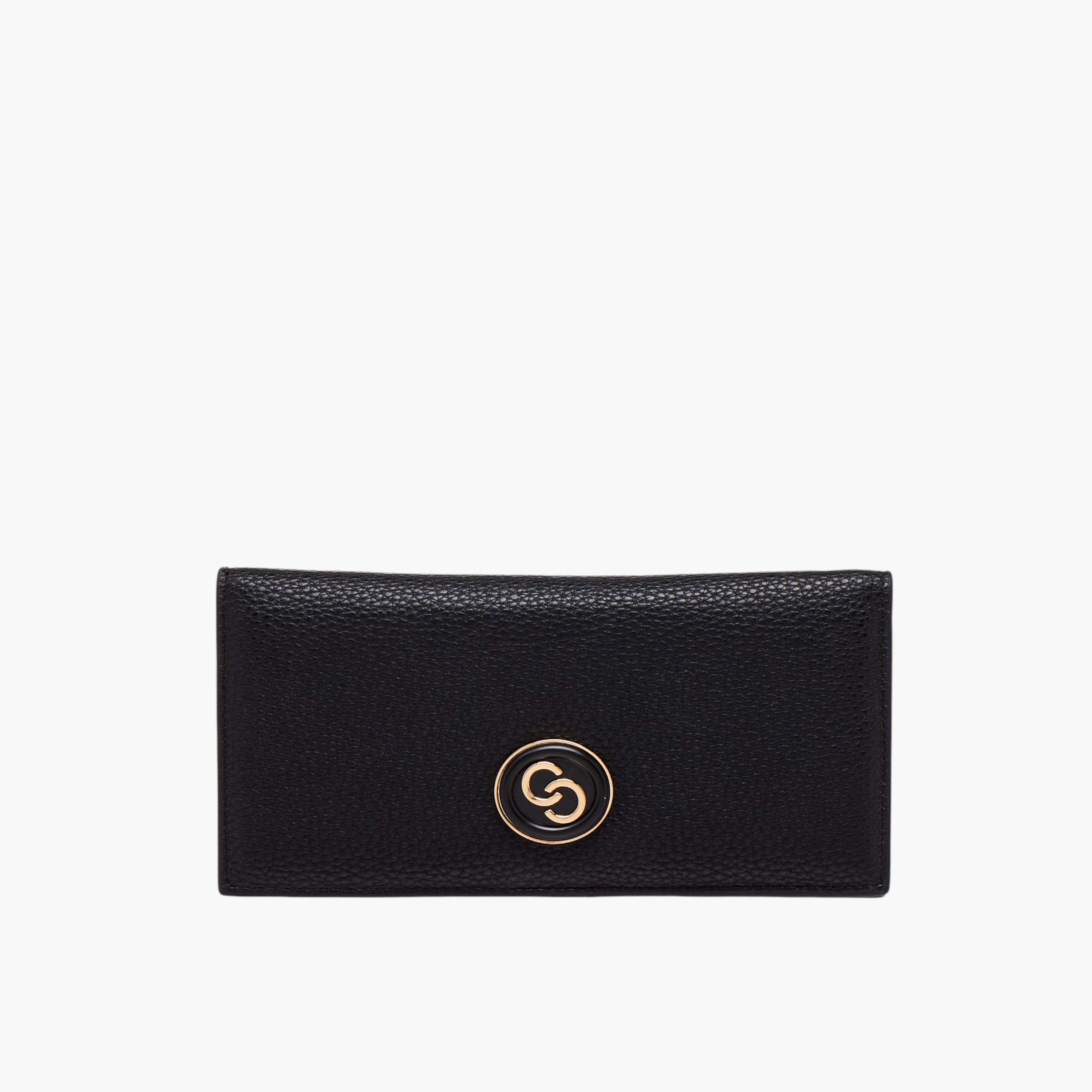 Celeste Textured Bi-Fold Wallet with Snap Button Closure-women-bagsandwallets-wallets-image-1