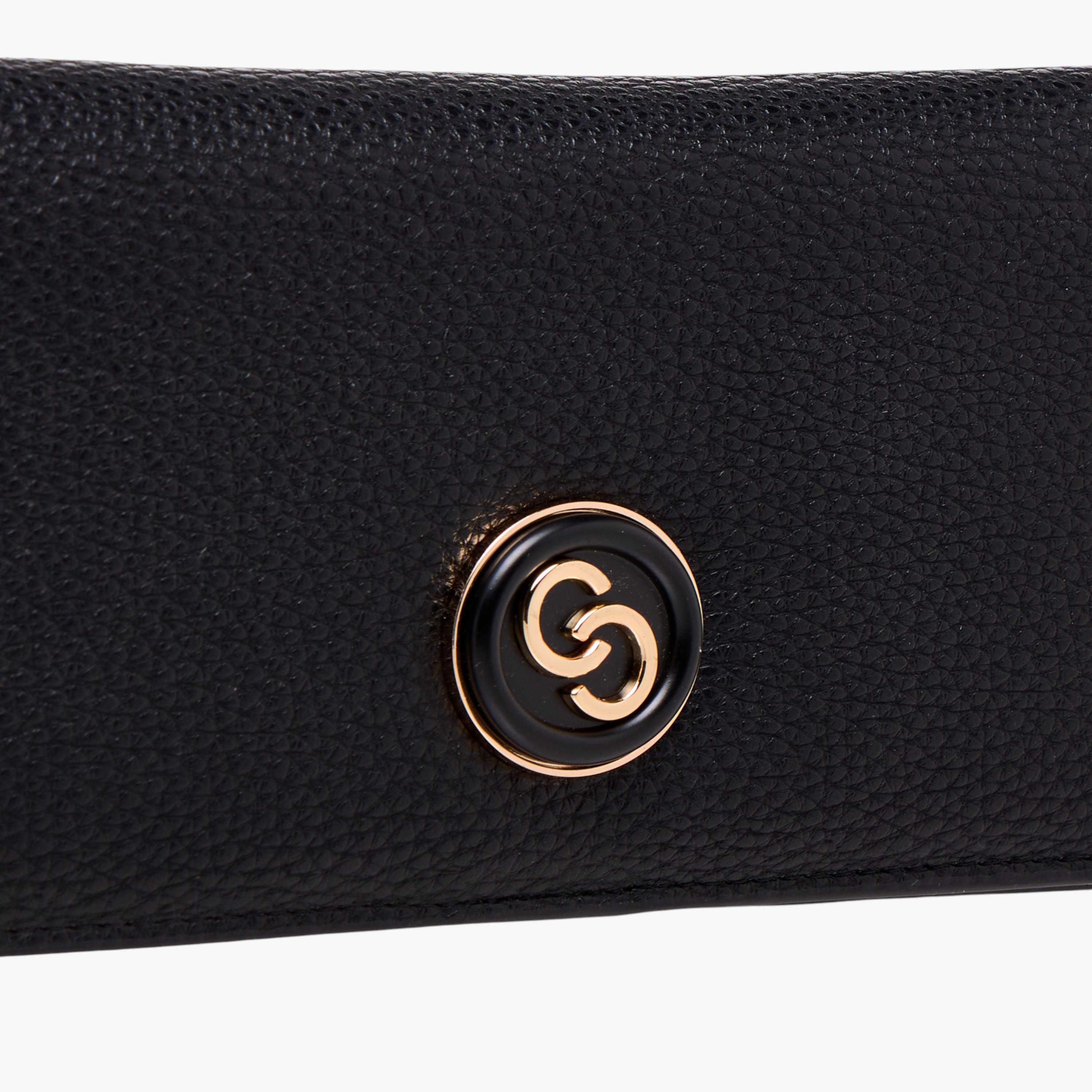 Celeste Textured Bi-Fold Wallet with Snap Button Closure-women-bagsandwallets-wallets-image-3