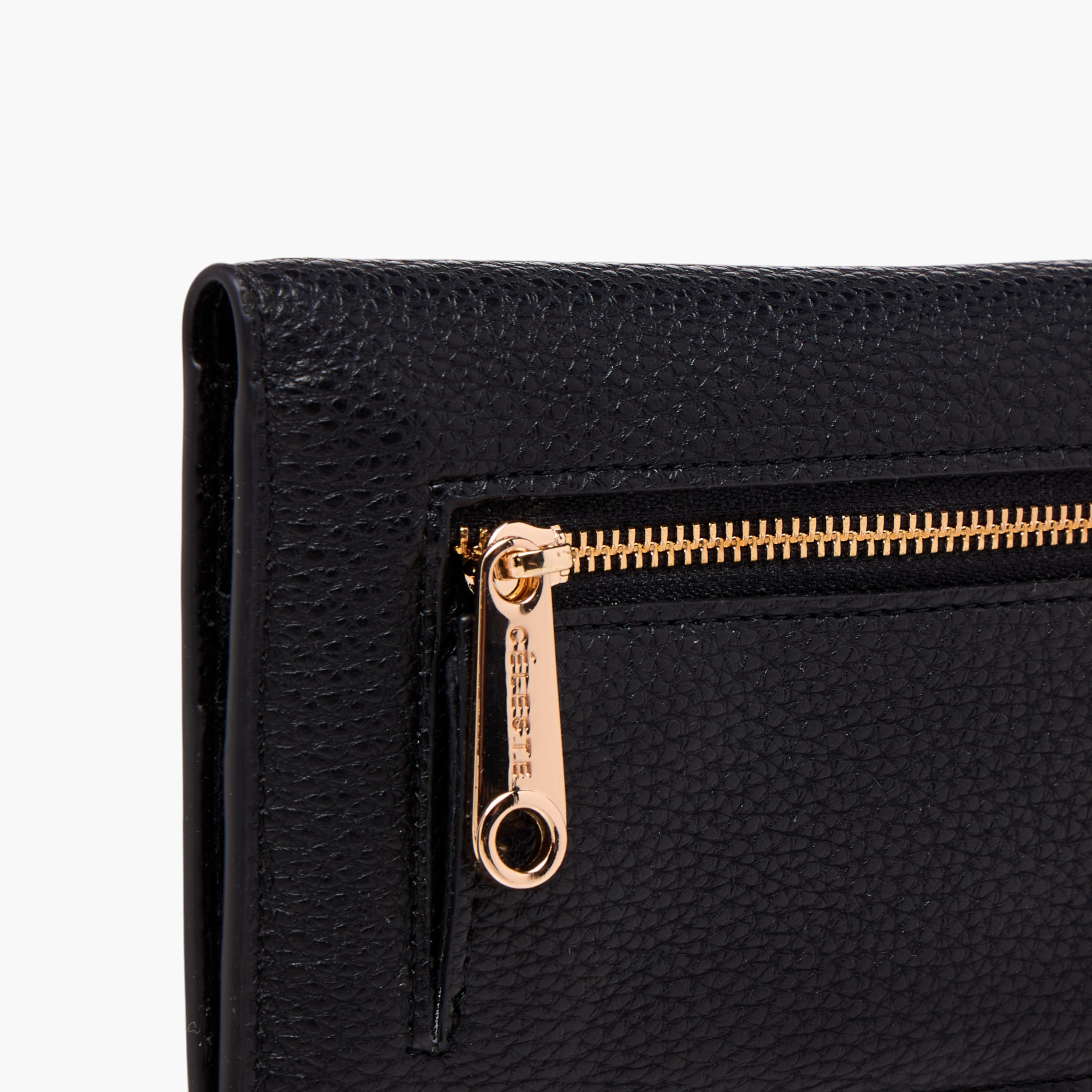 Celeste Textured Bi-Fold Wallet with Snap Button Closure-women-bagsandwallets-wallets-image-5