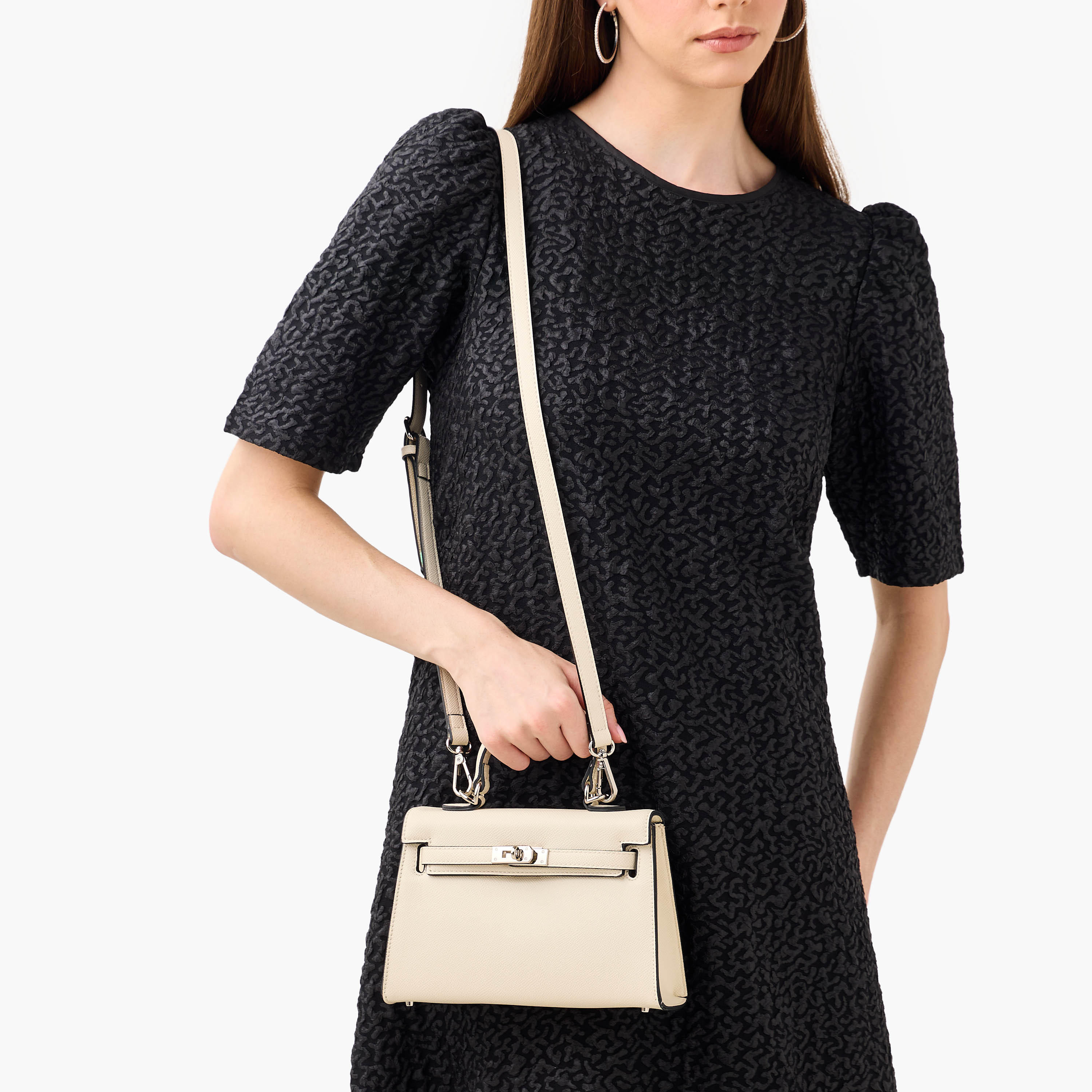 Celeste Solid Satchel Bag with Detachable Strap and Twist Lock Closure-women-bagsandwallets-handbags-image-9