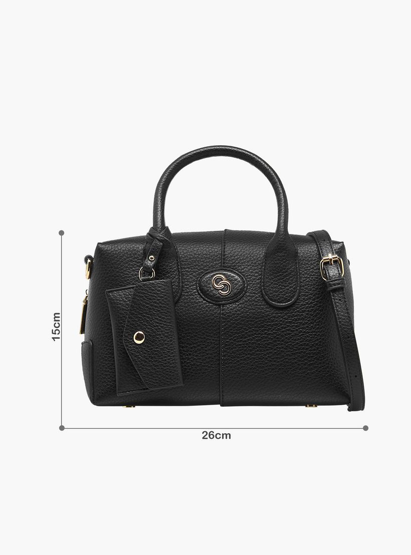 شنطة توتي سادة بمقبض مزدوج ومحفظة عملات معدنية من سيليست-women-bagsandwallets-handbags-image-2