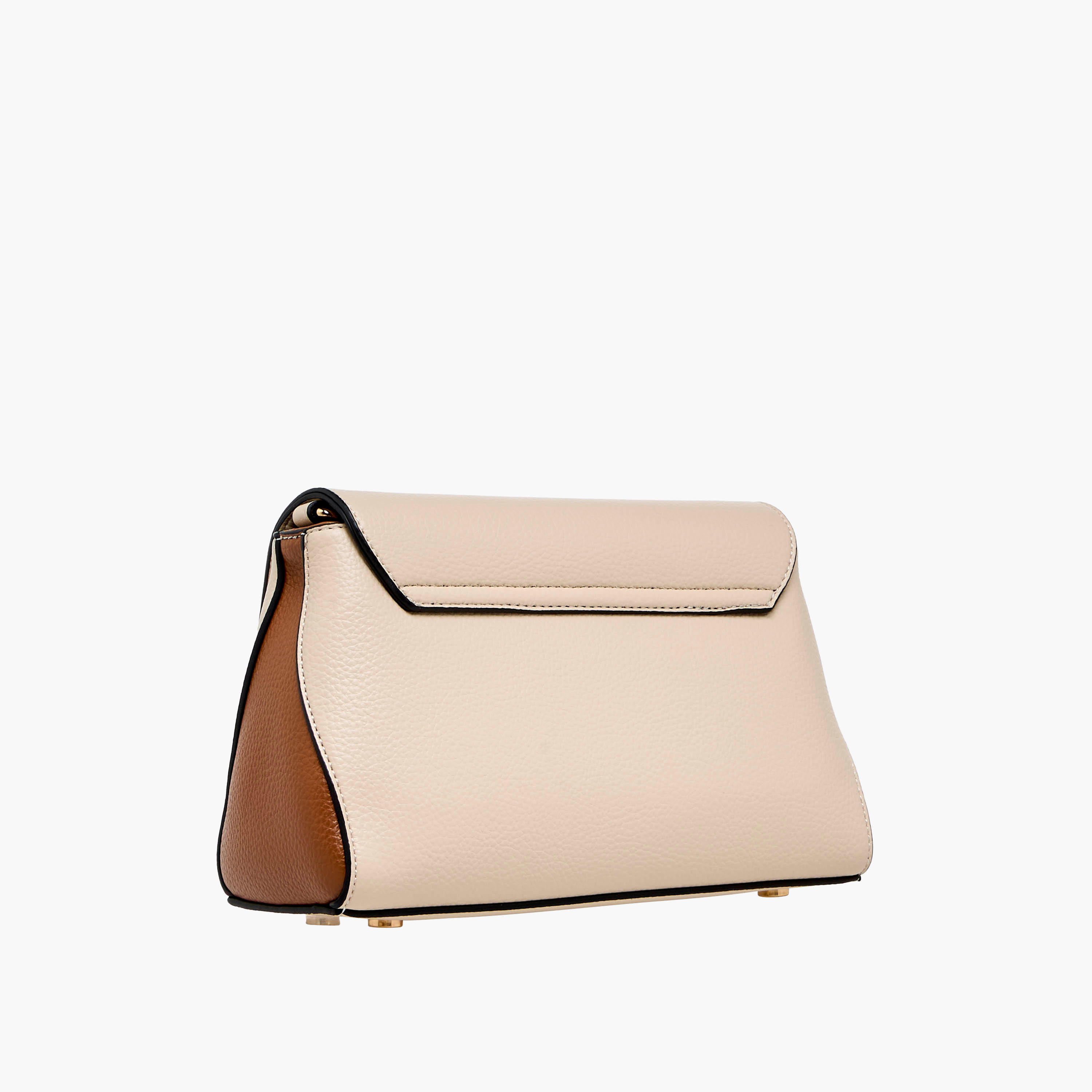 شنطة كروس بودي سادة بحزام سلسلة قابل للفصل وزر إغلاق من سيليست-women-bagsandwallets-handbags-image-4