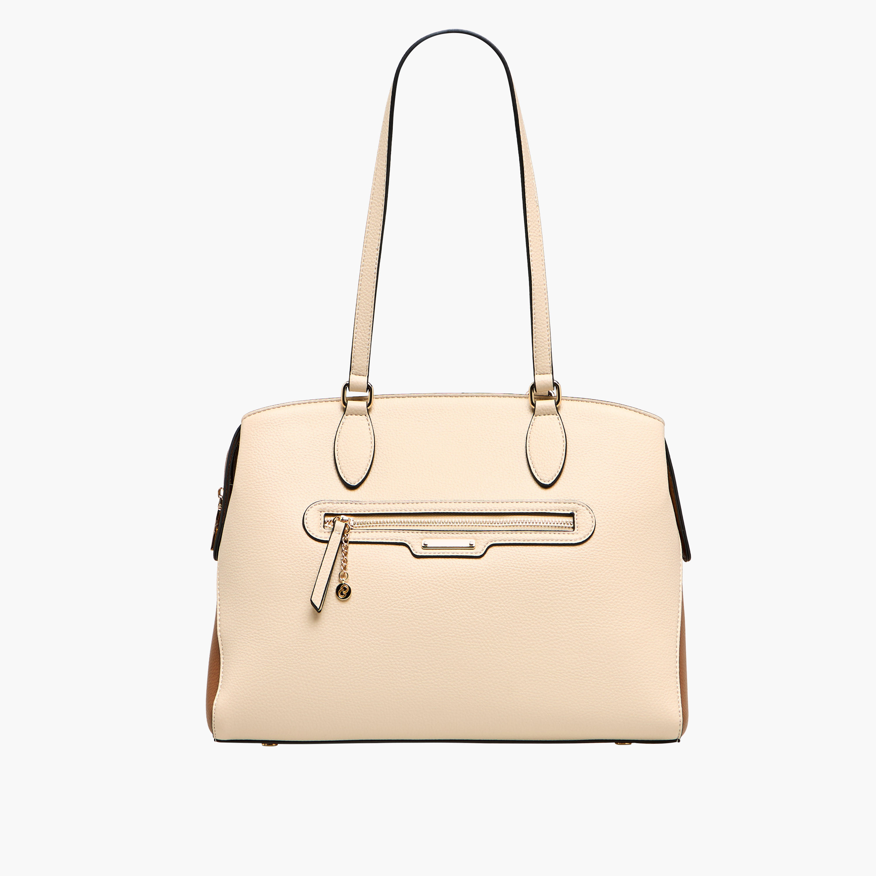 Celeste Solid Tote Bag with Zip Closure-women-bagsandwallets-handbags-image-1