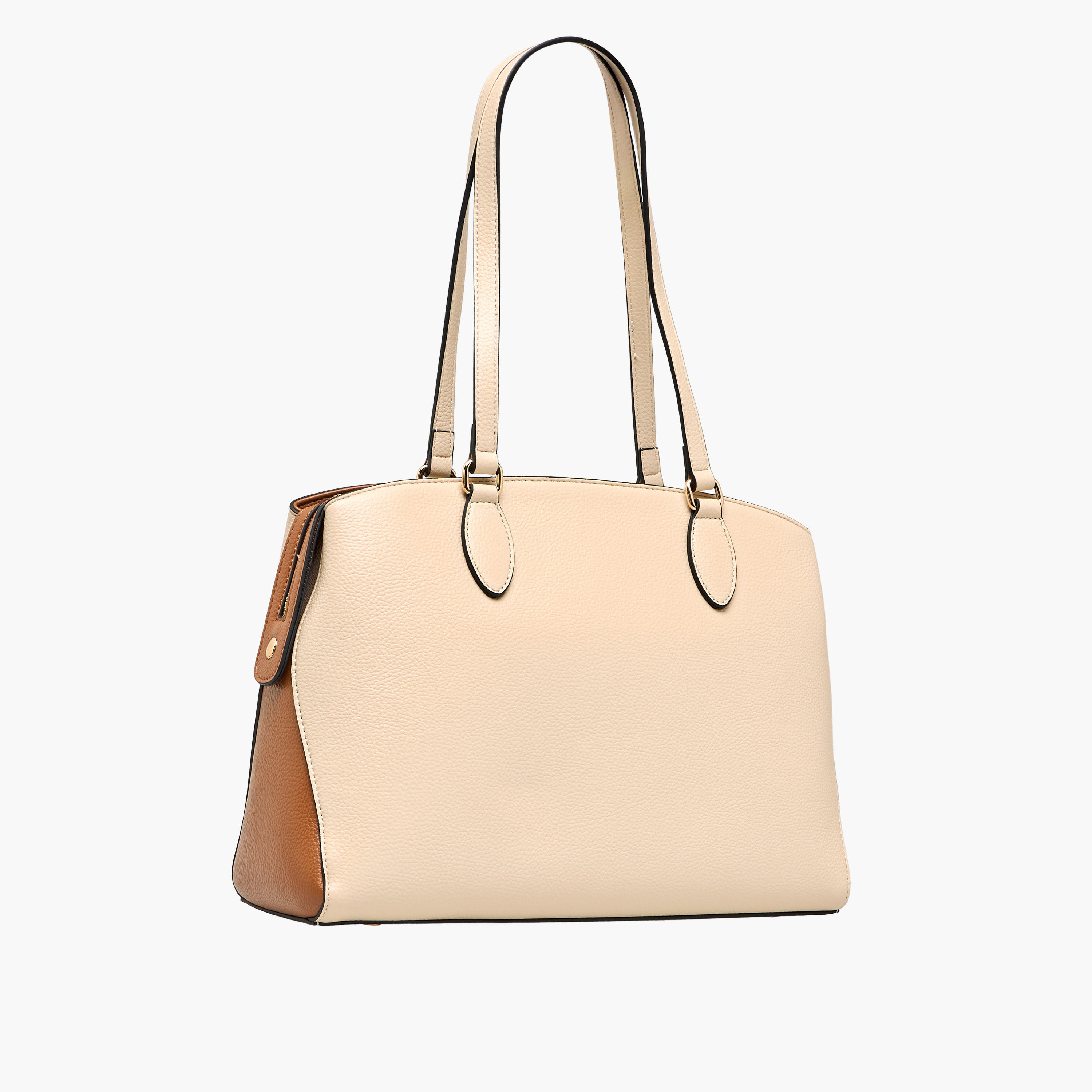 Celeste Solid Tote Bag with Zip Closure-women-bagsandwallets-handbags-image-4