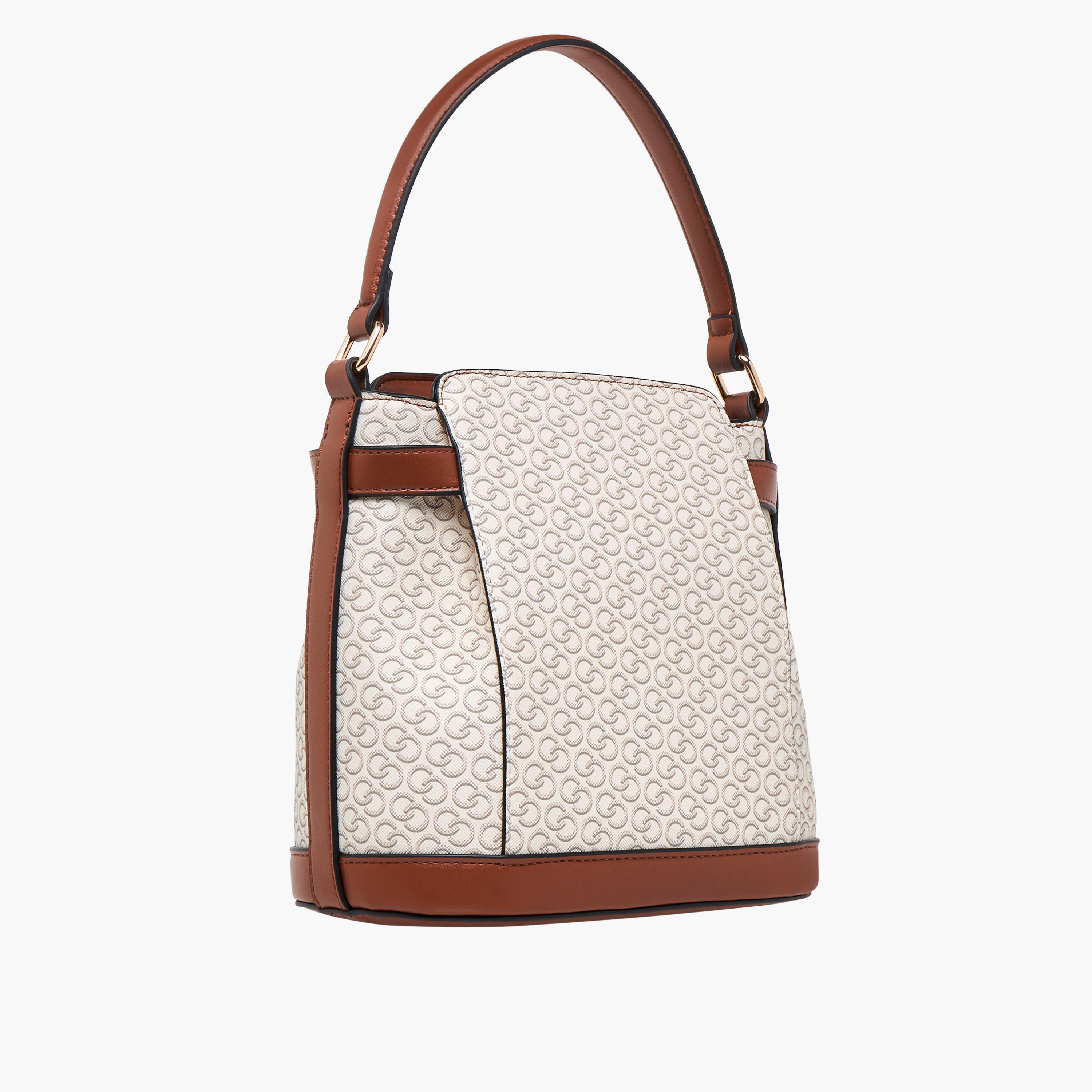 شنطة كتف بحزام قابل للفصل وسحاب إغلاق وطبعات مونوجرام من سيليست-women-bagsandwallets-handbags-image-4
