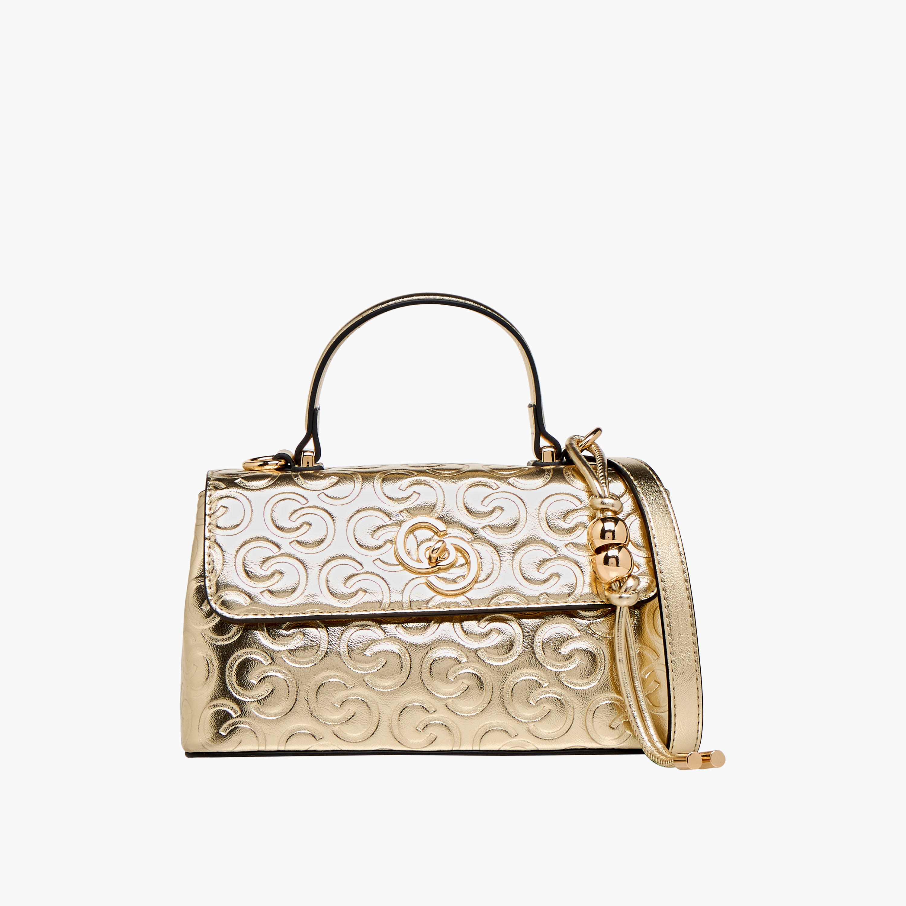 Celeste Monogram Embossed Crossbody Bag with Detachable Strap and Twist Lock Closure-women-bagsandwallets-handbags-image-1