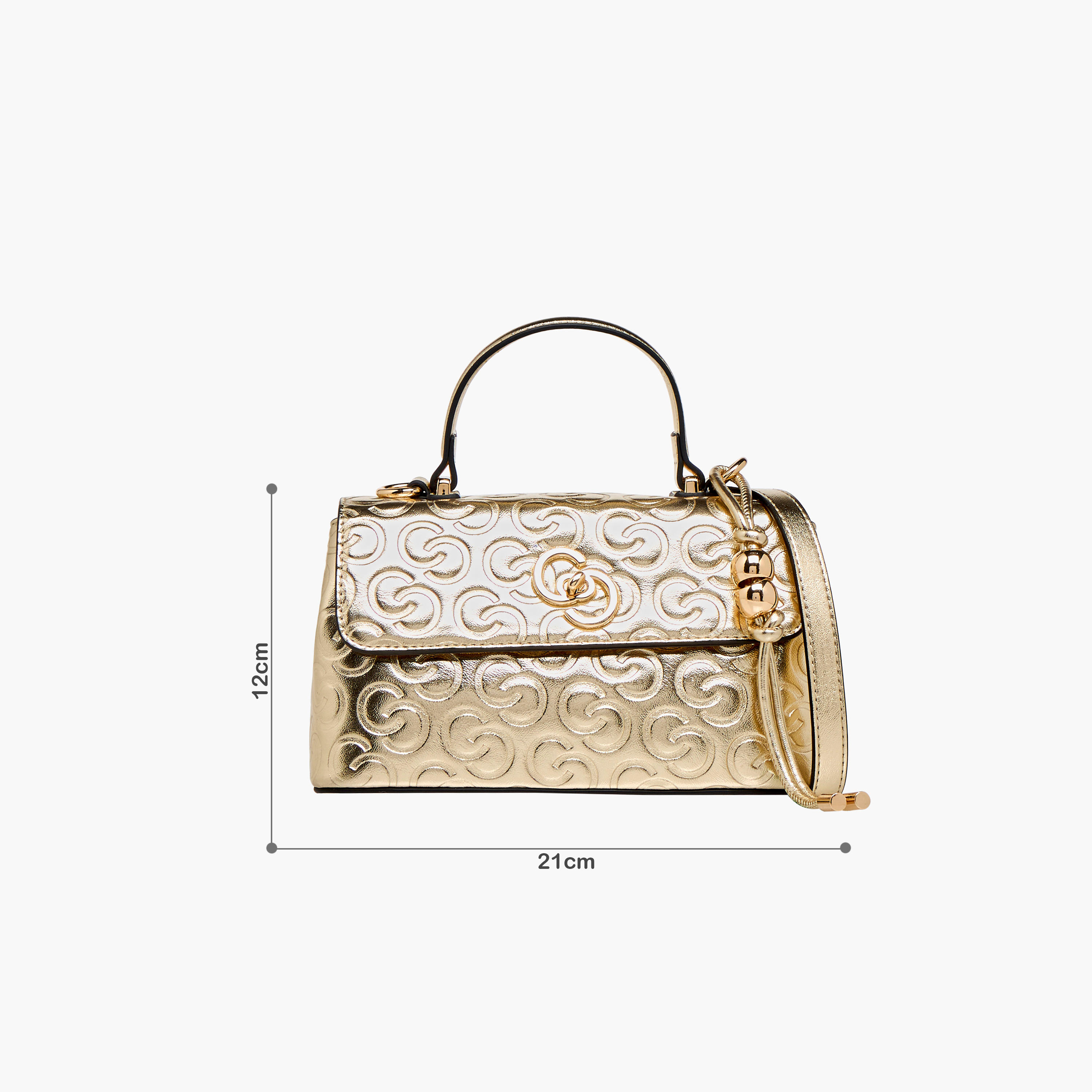 Celeste Monogram Embossed Crossbody Bag with Detachable Strap and Twist Lock Closure-women-bagsandwallets-handbags-image-2