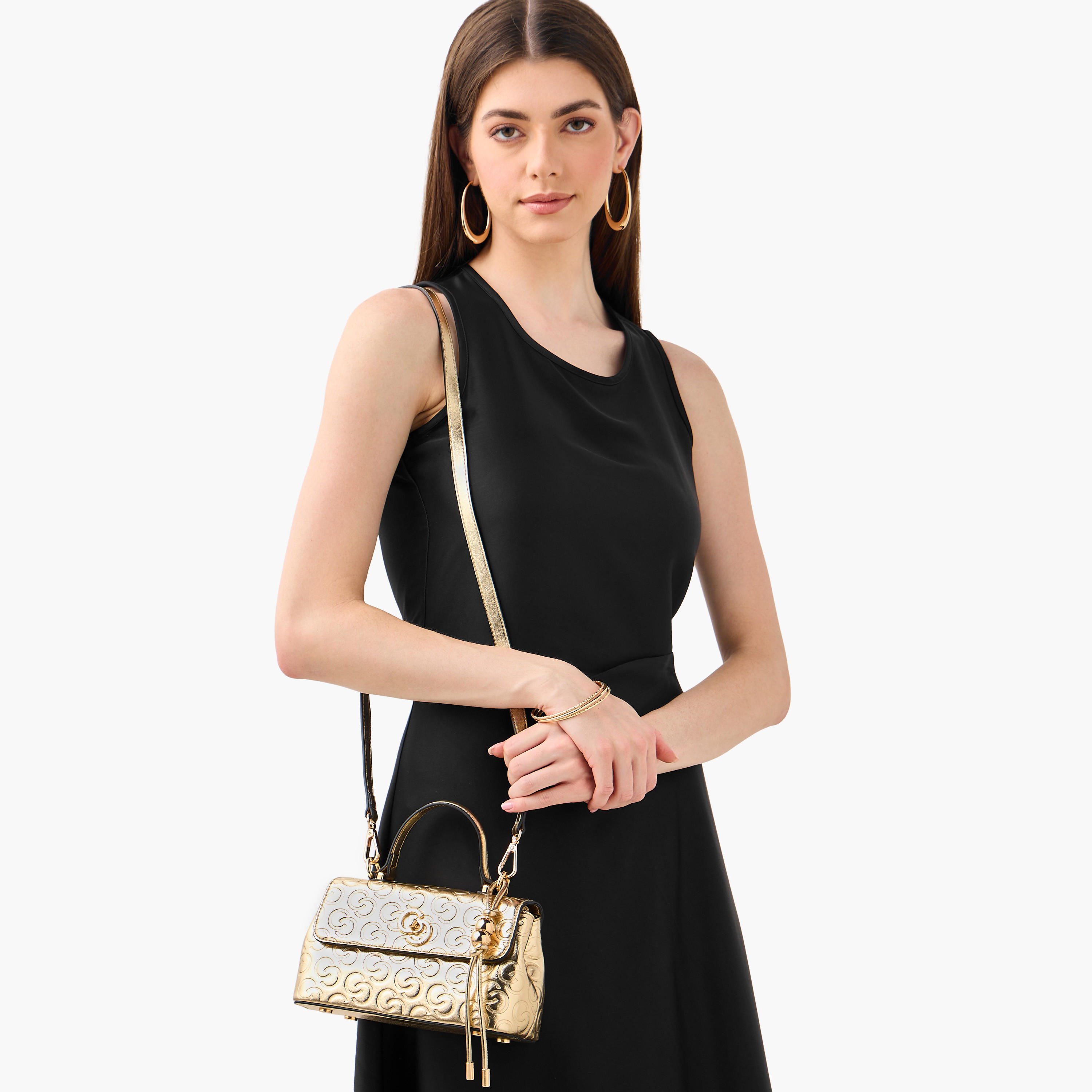 Celeste Monogram Embossed Crossbody Bag with Detachable Strap and Twist Lock Closure-women-bagsandwallets-handbags-image-3