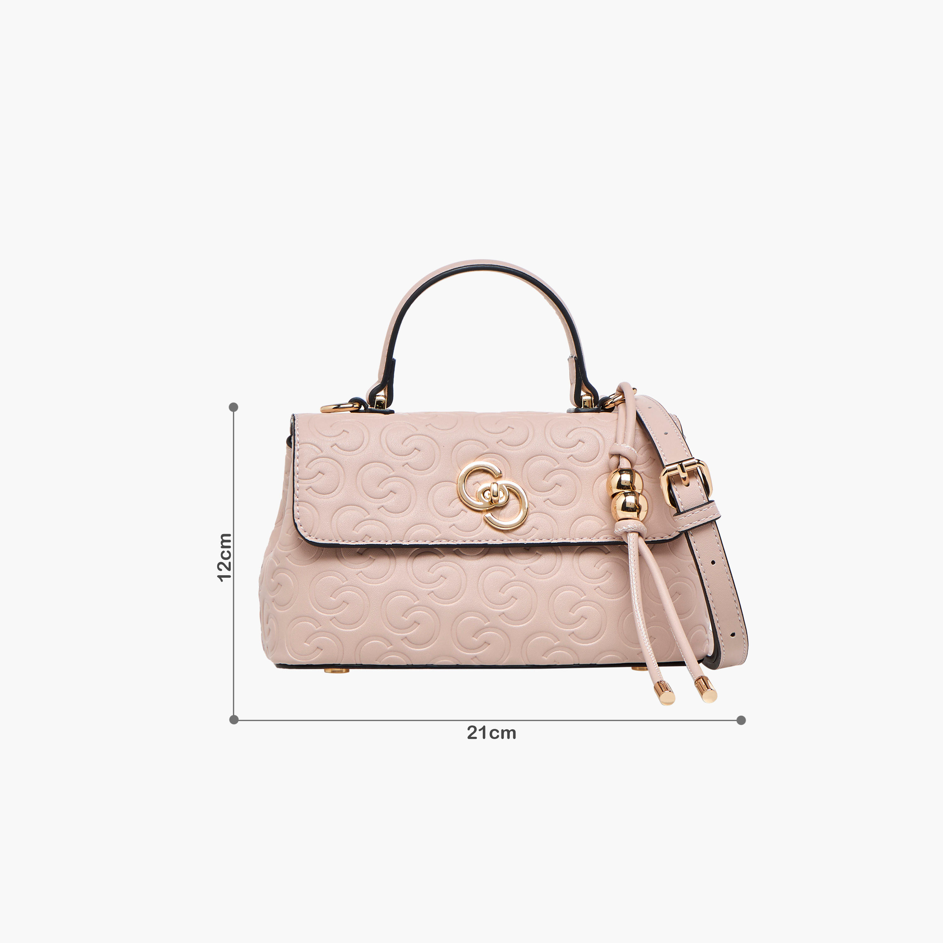Celeste Monogram Embossed Crossbody Bag with Detachable Strap and Twist Lock Closure-women-bagsandwallets-handbags-image-2