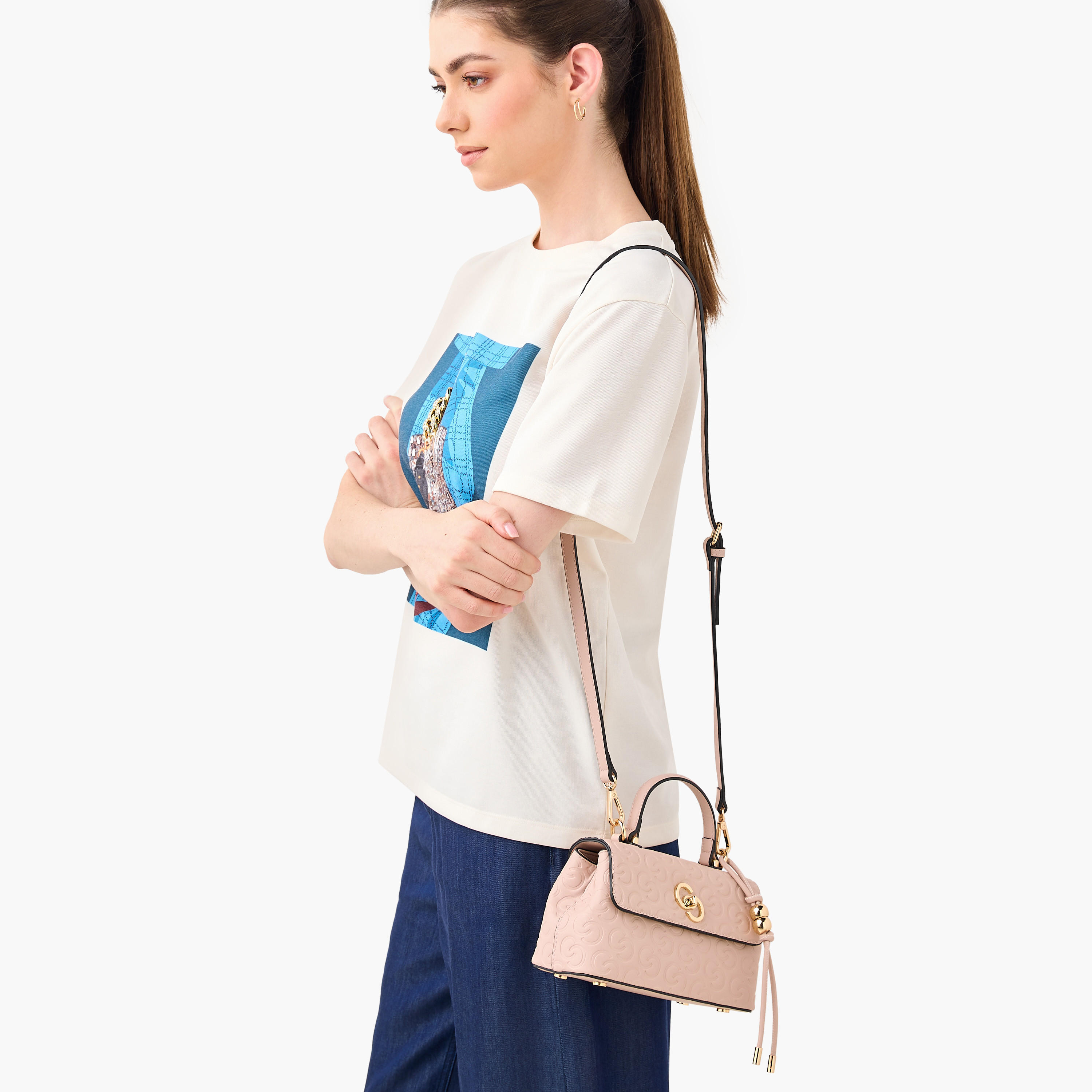 Celeste Monogram Embossed Crossbody Bag with Detachable Strap and Twist Lock Closure-women-bagsandwallets-handbags-image-3
