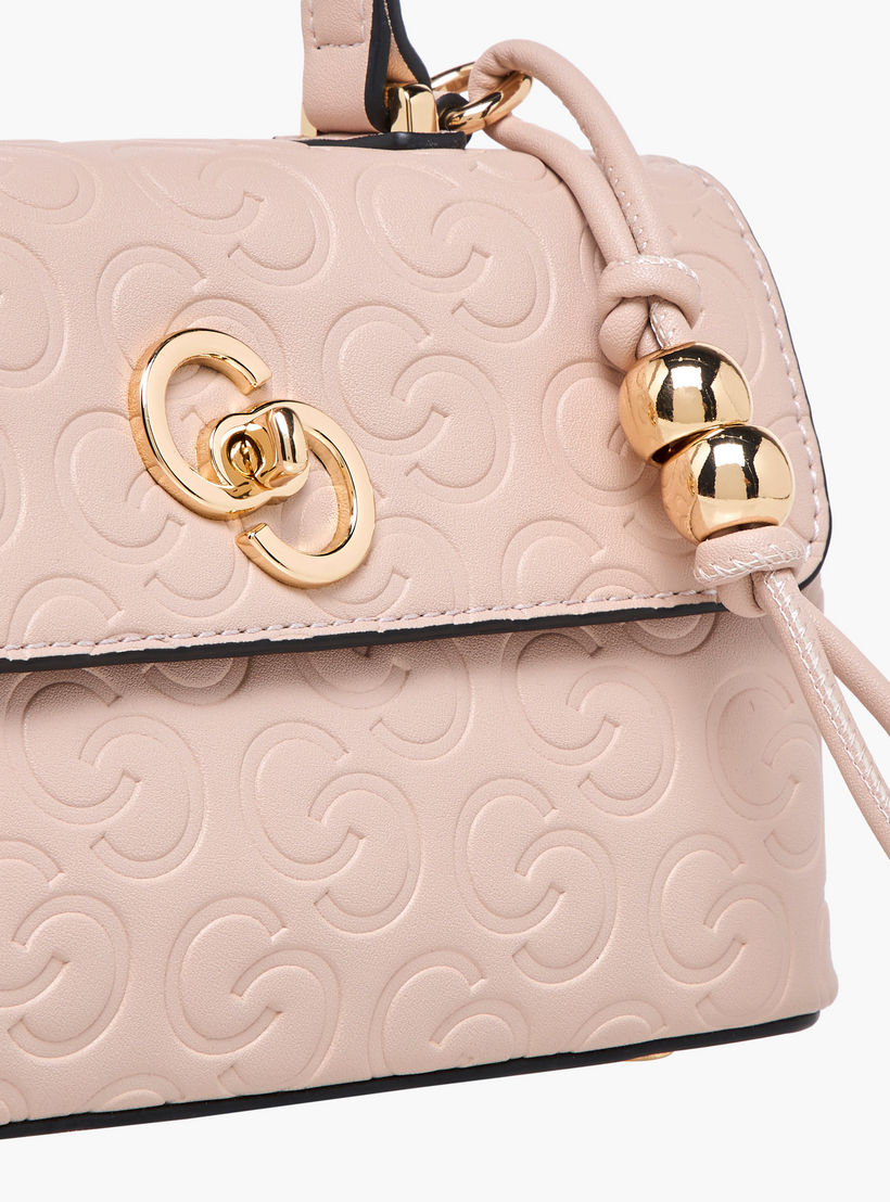 Celeste Monogram Embossed Crossbody Bag with Detachable Strap and Twist Lock Closure-women-bagsandwallets-handbags-image-6