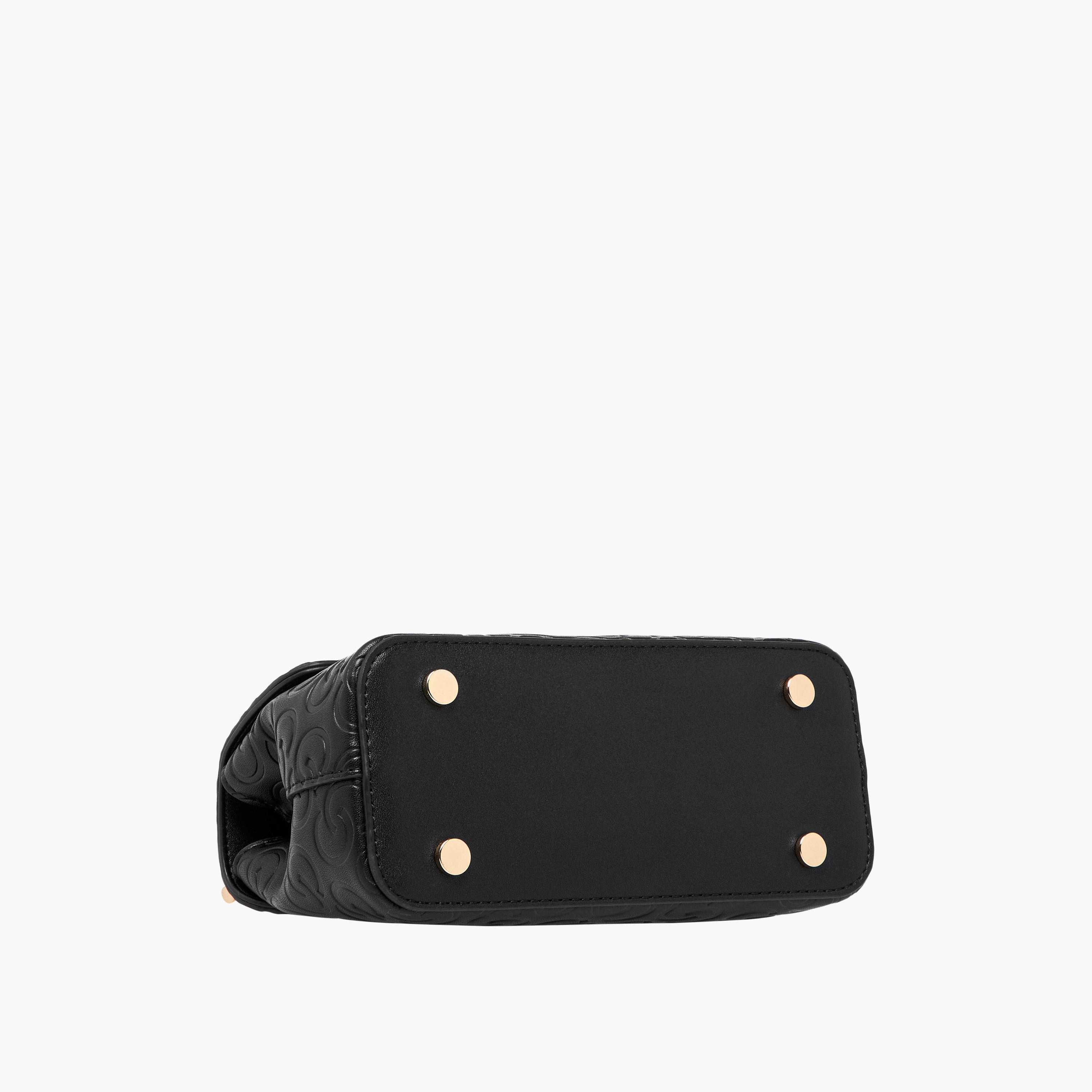 شنطة كروس بودي بحزام قابل للفصل وقفل إغلاق دوّار ونقوش مونوجرام من سيليست-women-bagsandwallets-handbags-image-8
