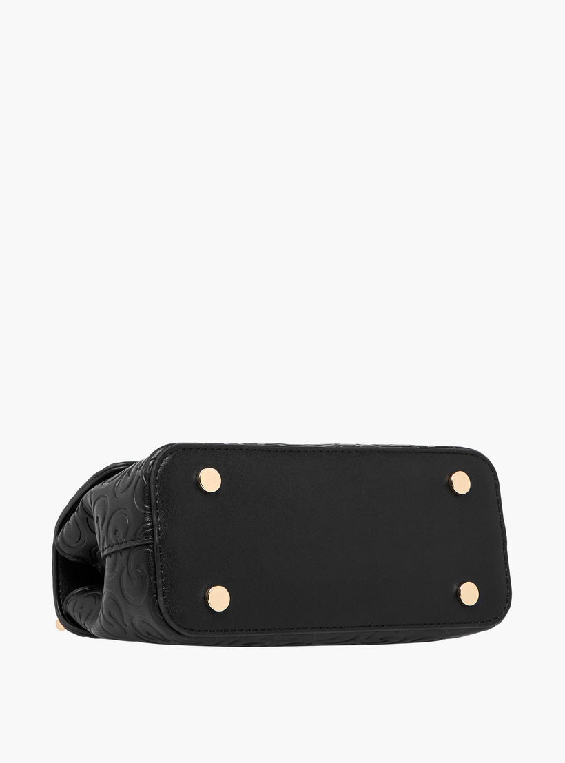 شنطة كروس بودي بحزام قابل للفصل وقفل إغلاق دوّار ونقوش مونوجرام من سيليست-women-bagsandwallets-handbags-image-8