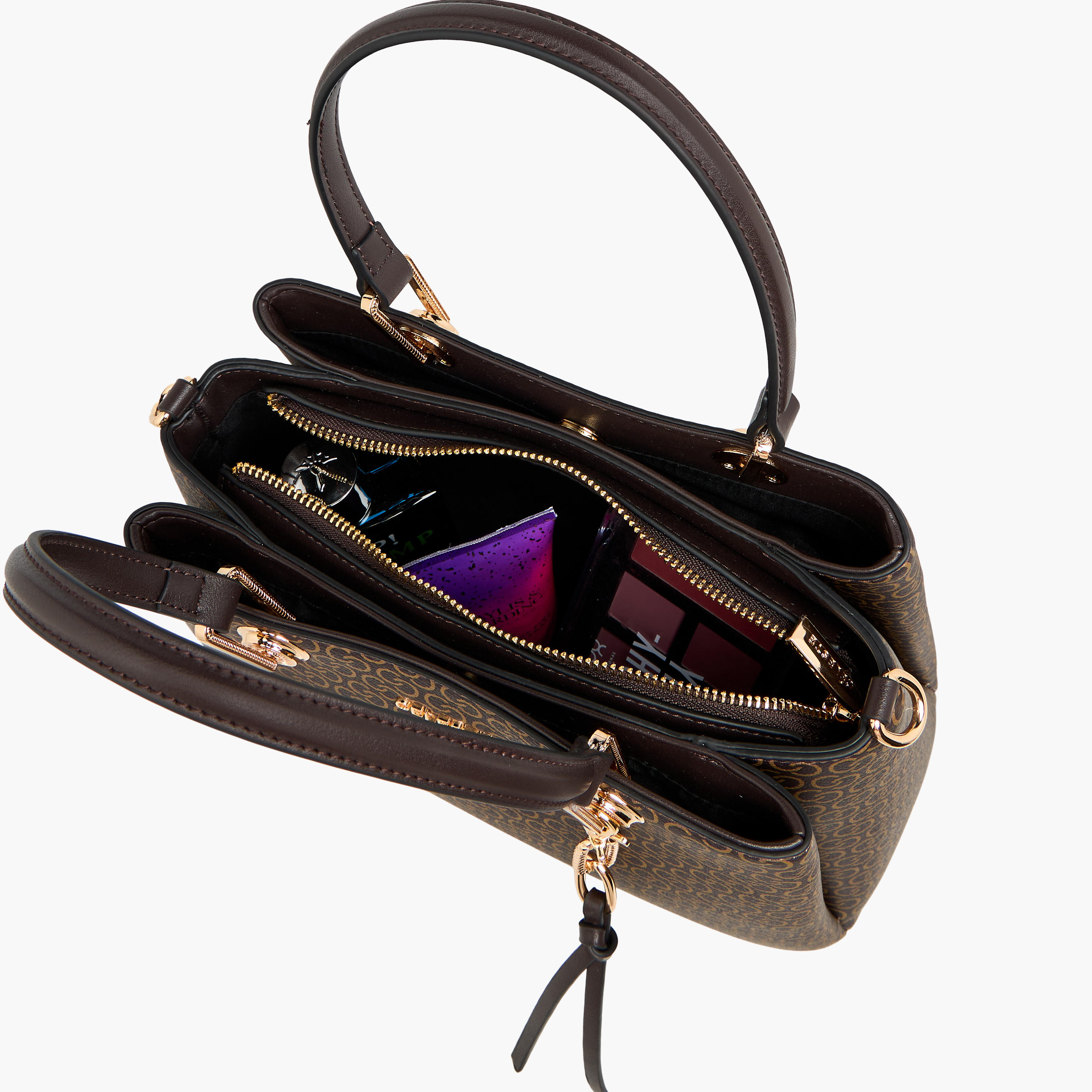 شنطة توتي بطبعات مونوجرام وحزام قابل للفصل وسحاب إغلاق من سيليست-women-bagsandwallets-handbags-image-10