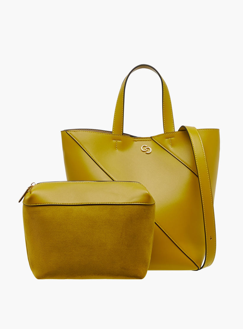 Celeste Panelled Tote Bag with Double Handle and Pouch-women-bagsandwallets-handbags-image-1