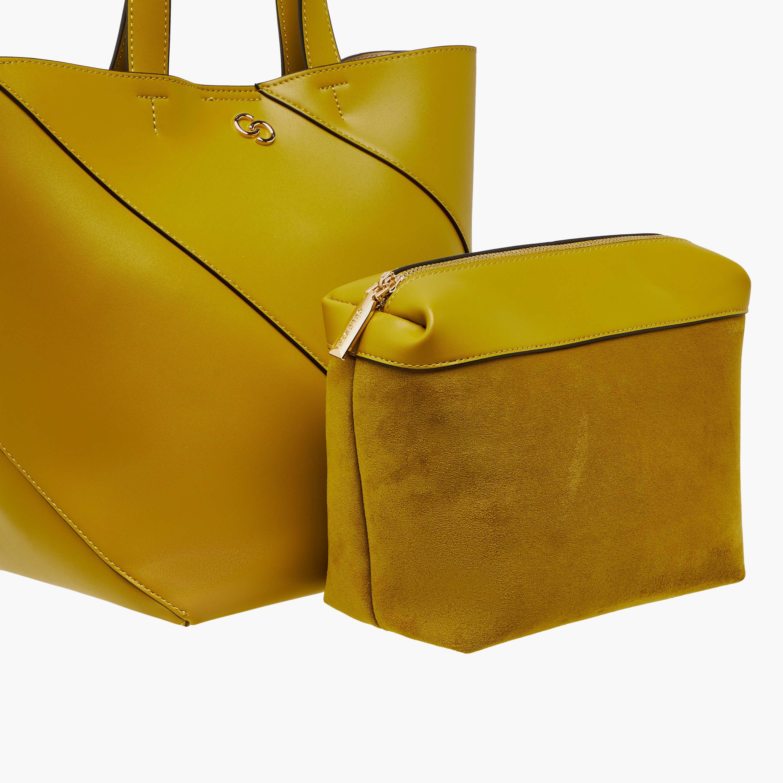 Celeste Panelled Tote Bag with Double Handle and Pouch-women-bagsandwallets-handbags-image-7