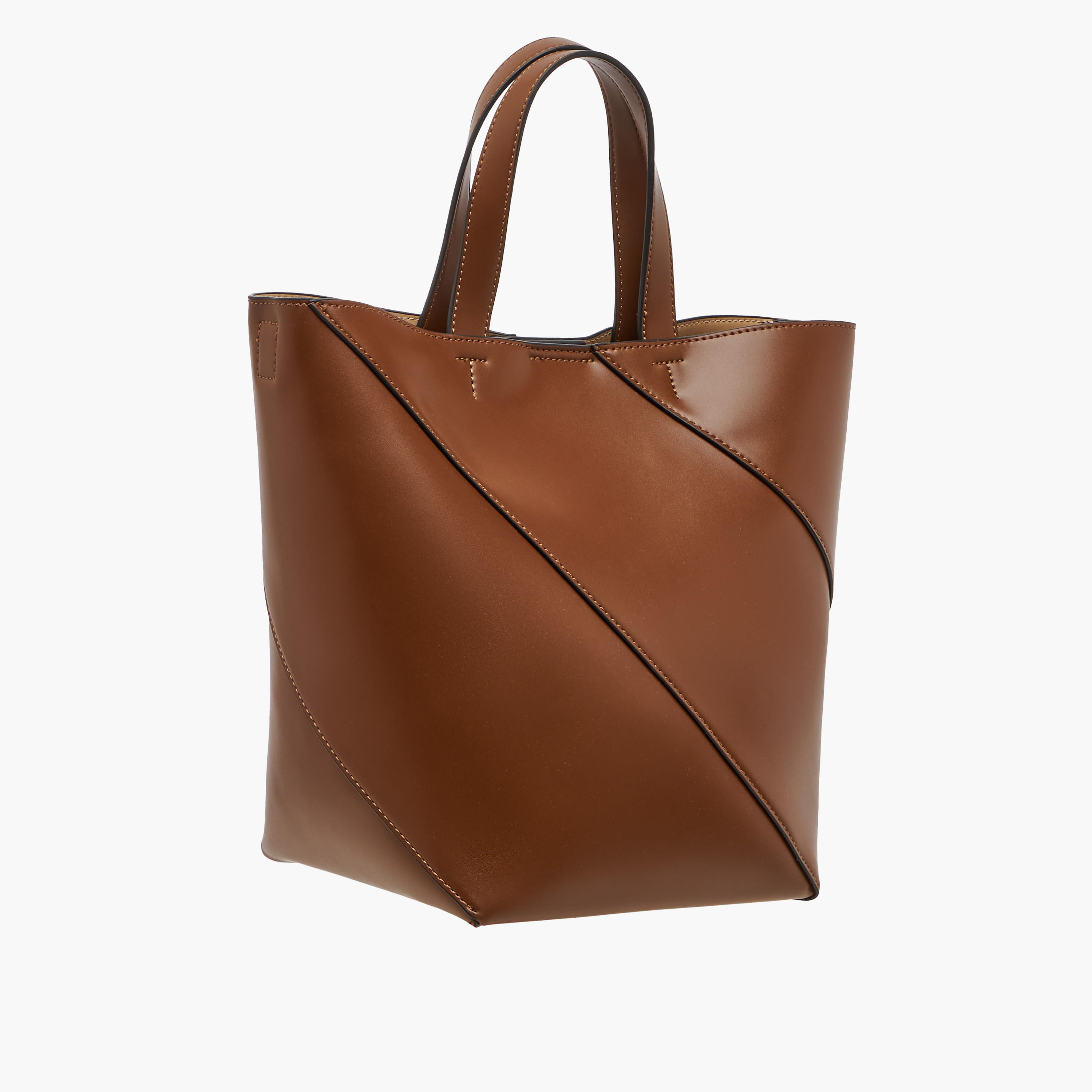 Celeste Panelled Tote Bag with Double Handle and Pouch-women-bagsandwallets-handbags-image-4