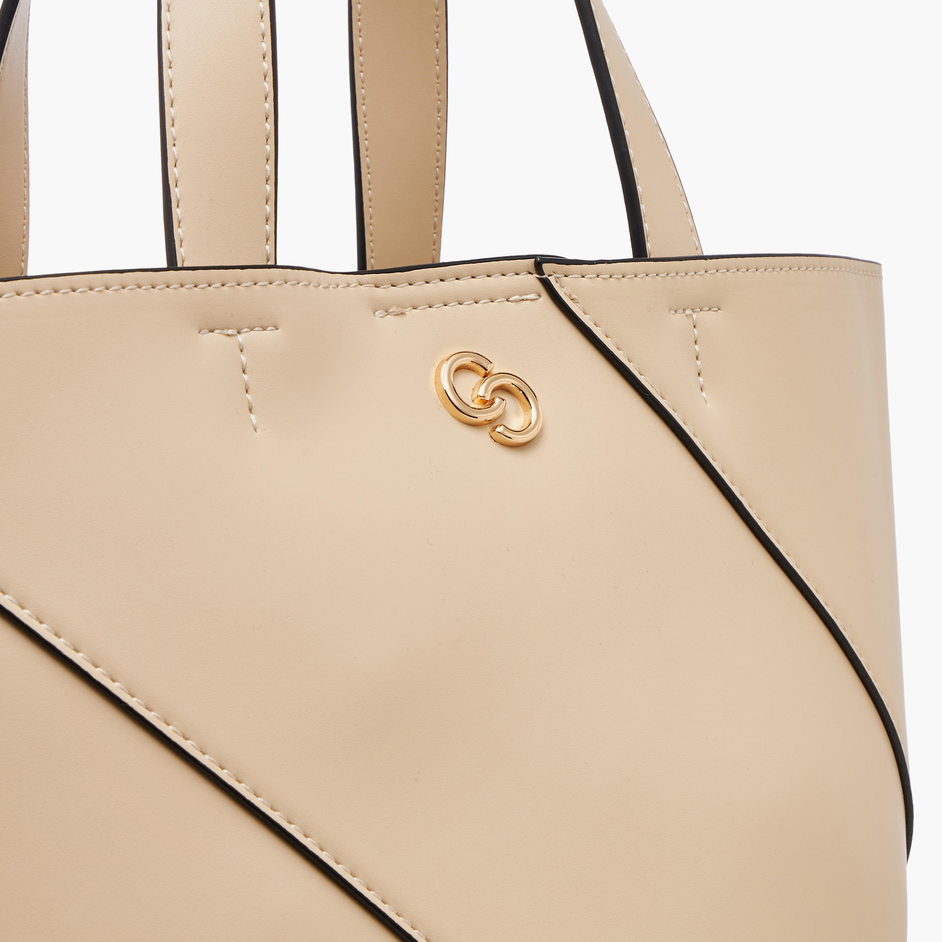 Celeste Panelled Tote Bag with Double Handle and Pouch-women-bagsandwallets-handbags-image-7