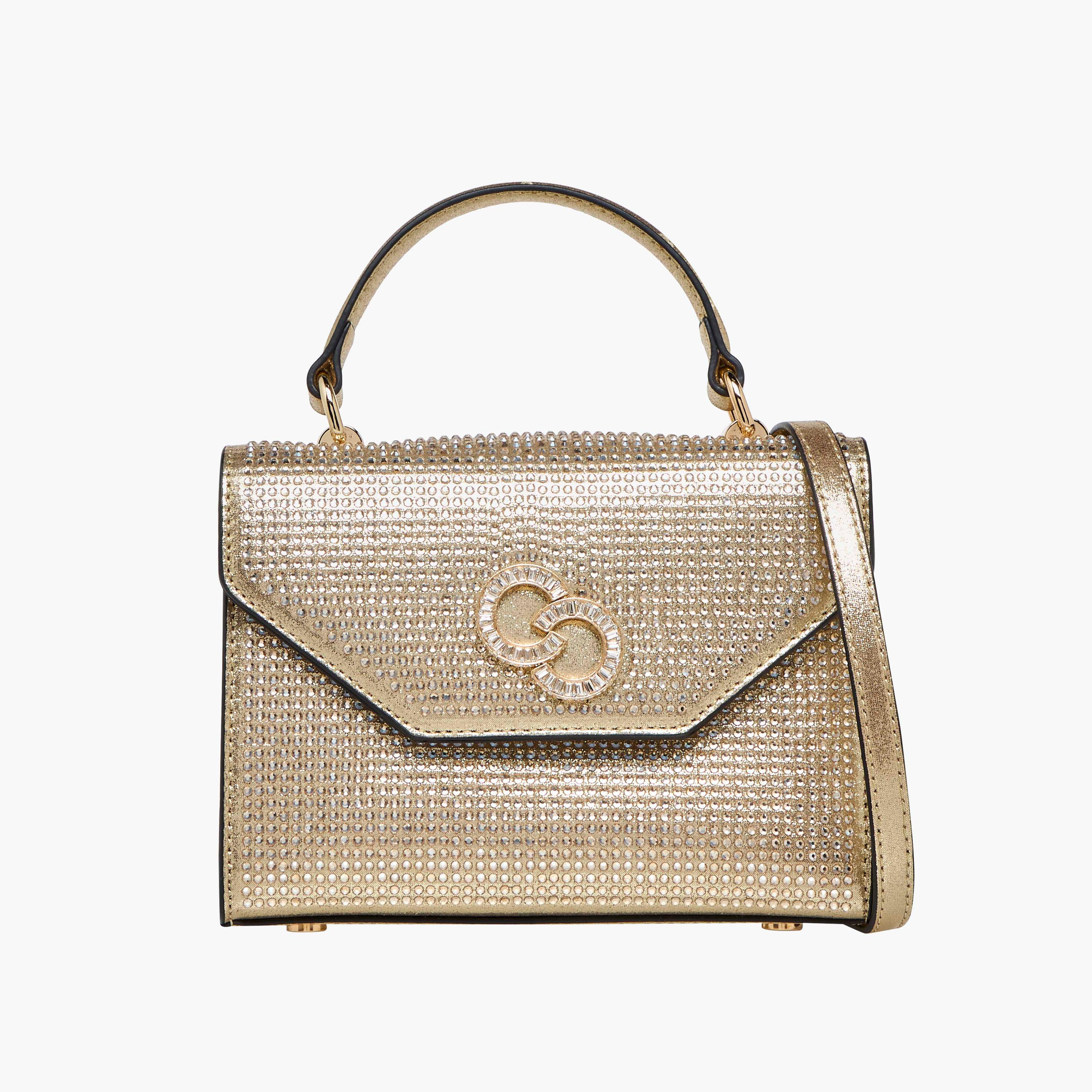 شنطة ساتشيل مزينة بزر إغلاق من سيليست-women-bagsandwallets-handbags-image-1