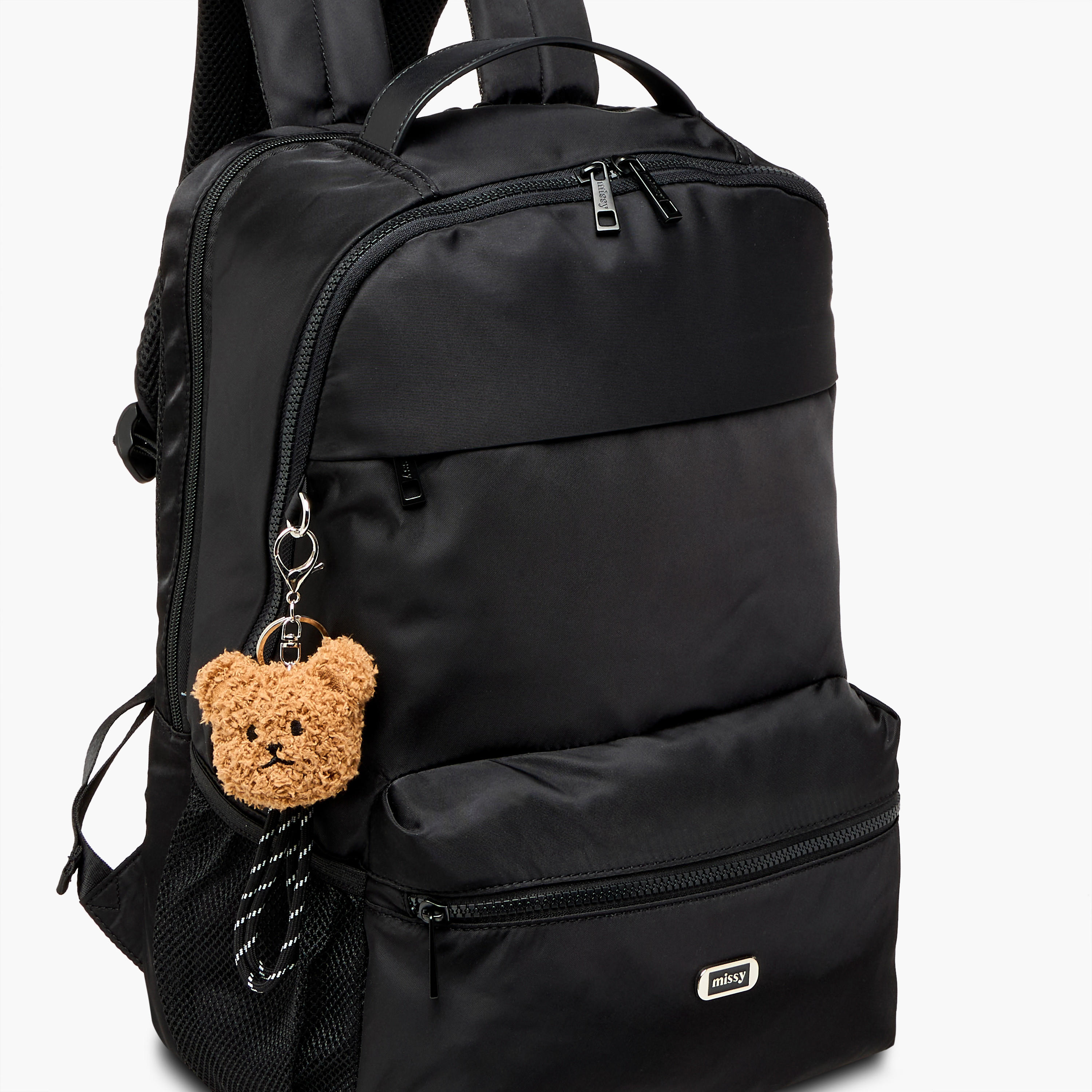 Missy Solid Backpack with Adjustable Shoulder Straps and Pencil Pouch-school-bagsandbackpacks-sets-image-6