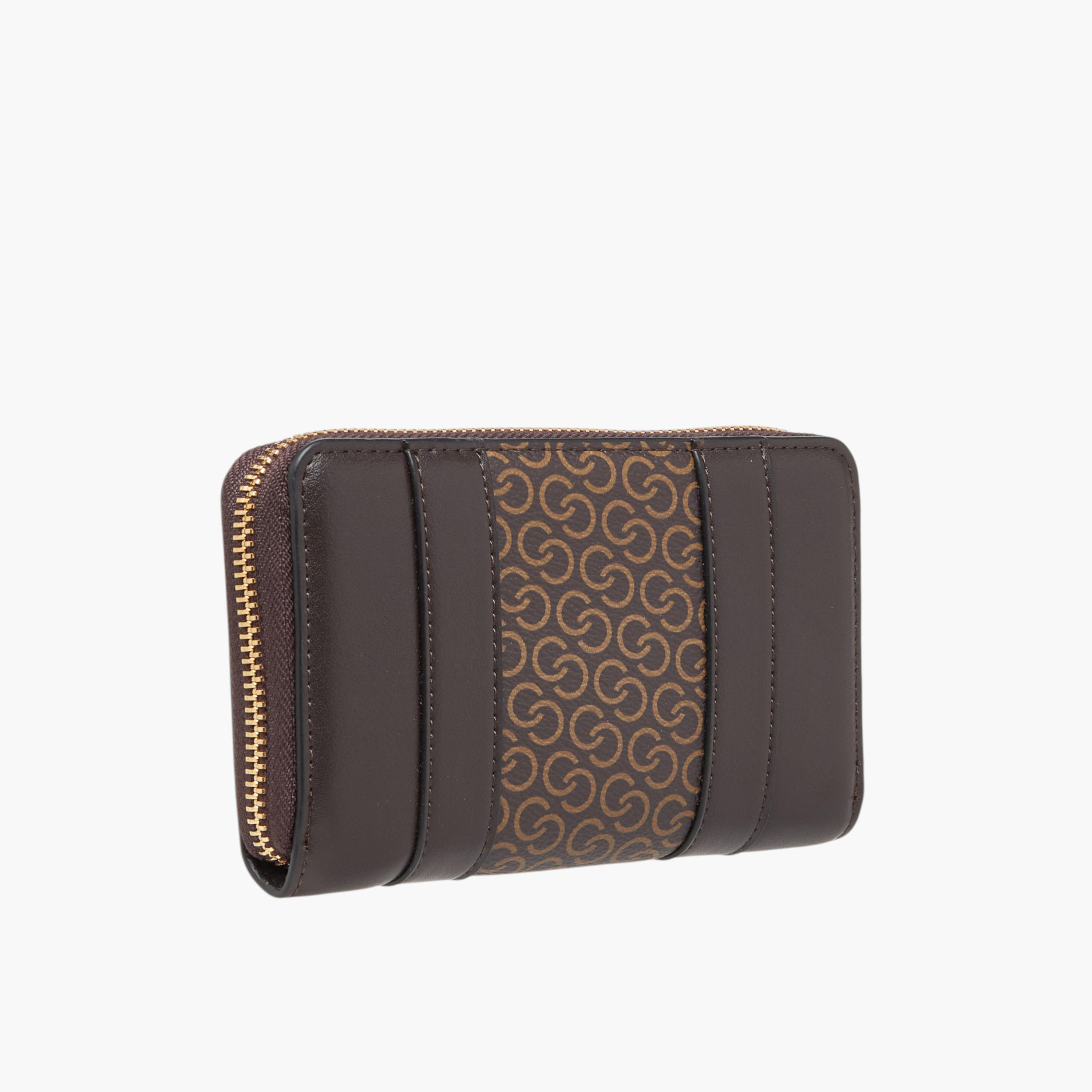 Celeste Monogram Print Zip Around Wallet-women-bagsandwallets-wallets-image-2