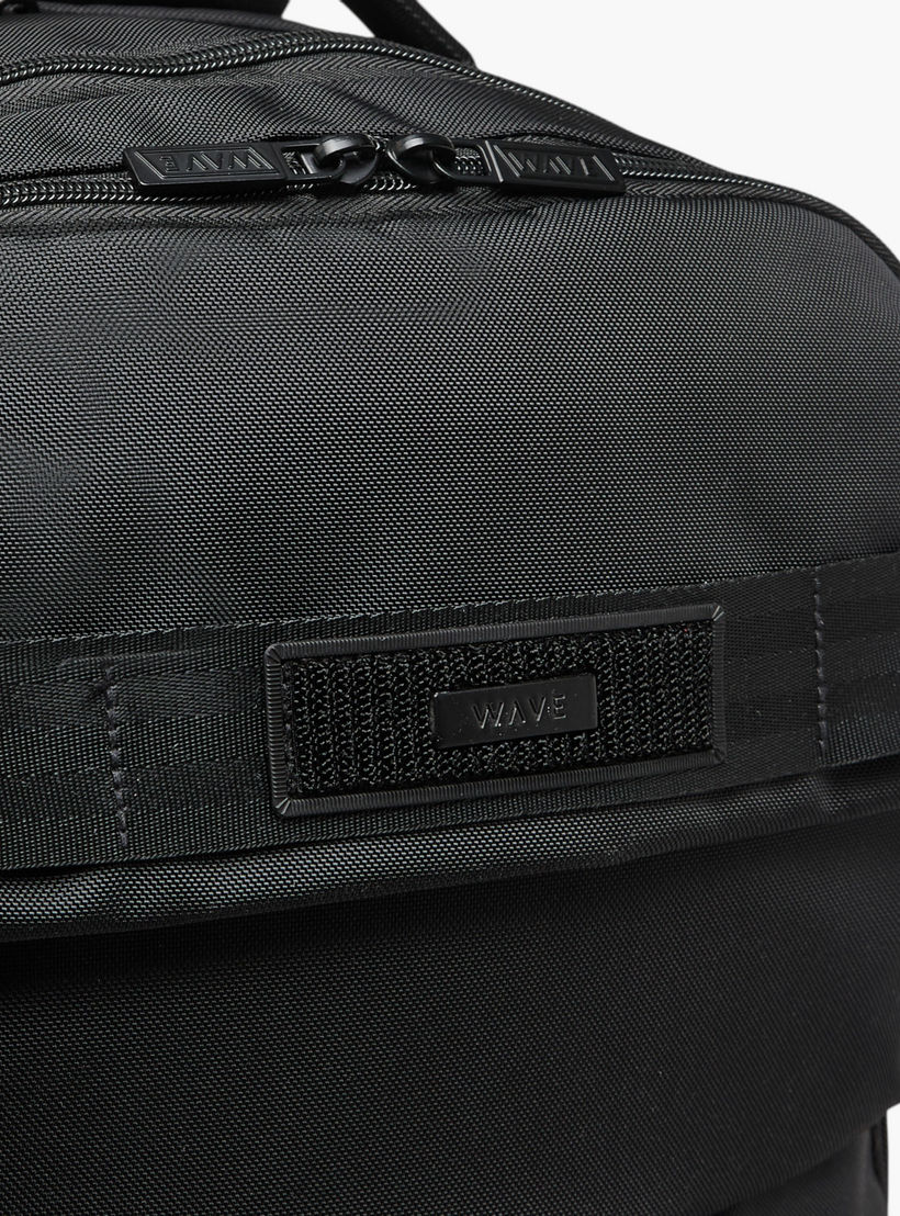 WAVE Solid Backpack with Adjustable Straps and Zip Closure-travel-luggagesandbags-backpacks-image-4