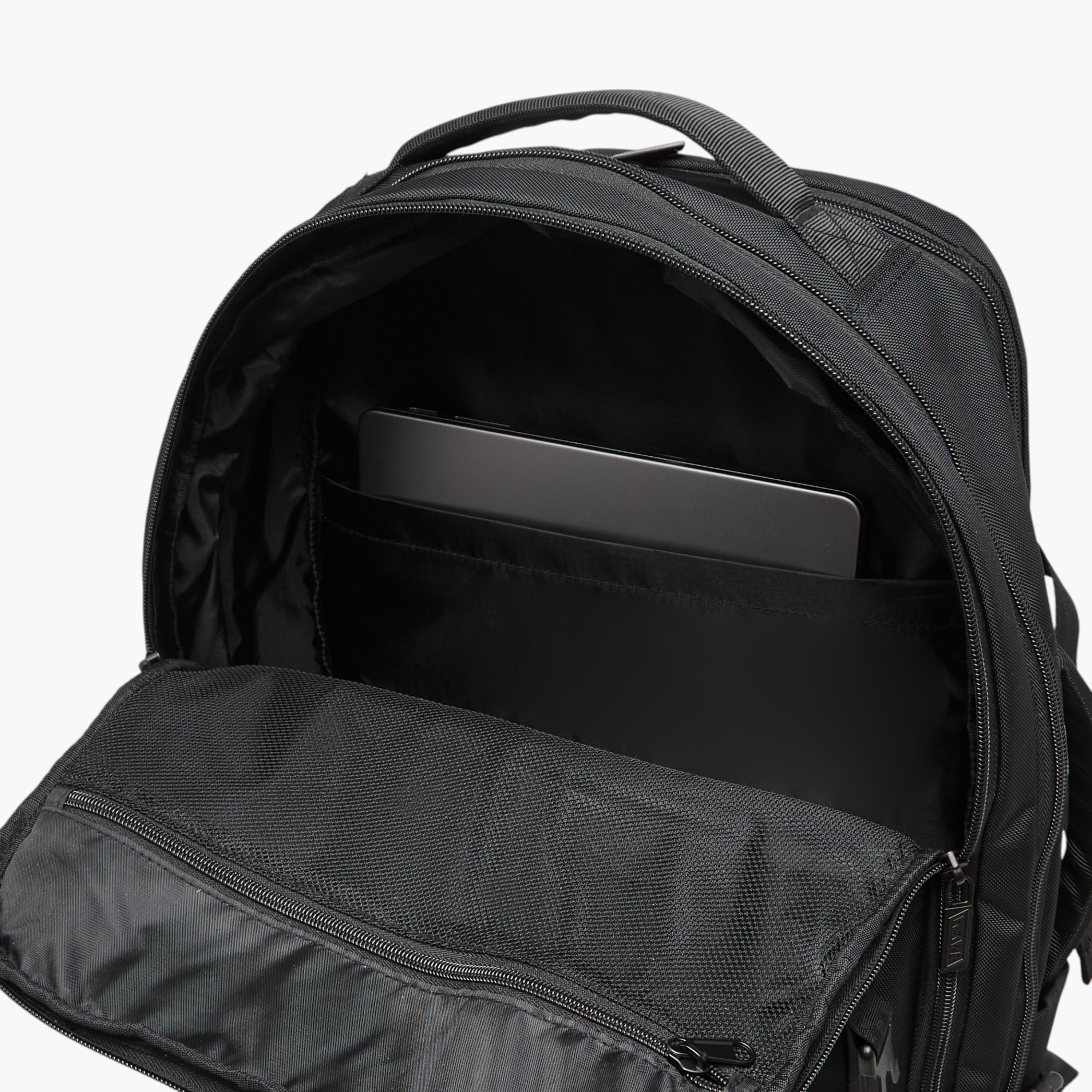 WAVE Solid Backpack with Adjustable Straps and Zip Closure-travel-luggagesandbags-backpacks-image-8