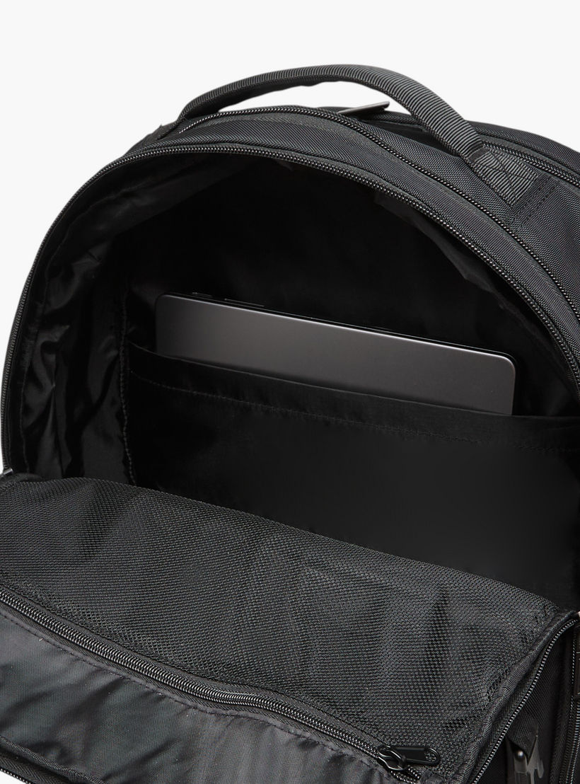 WAVE Solid Backpack with Adjustable Straps and Zip Closure-travel-luggagesandbags-backpacks-image-8