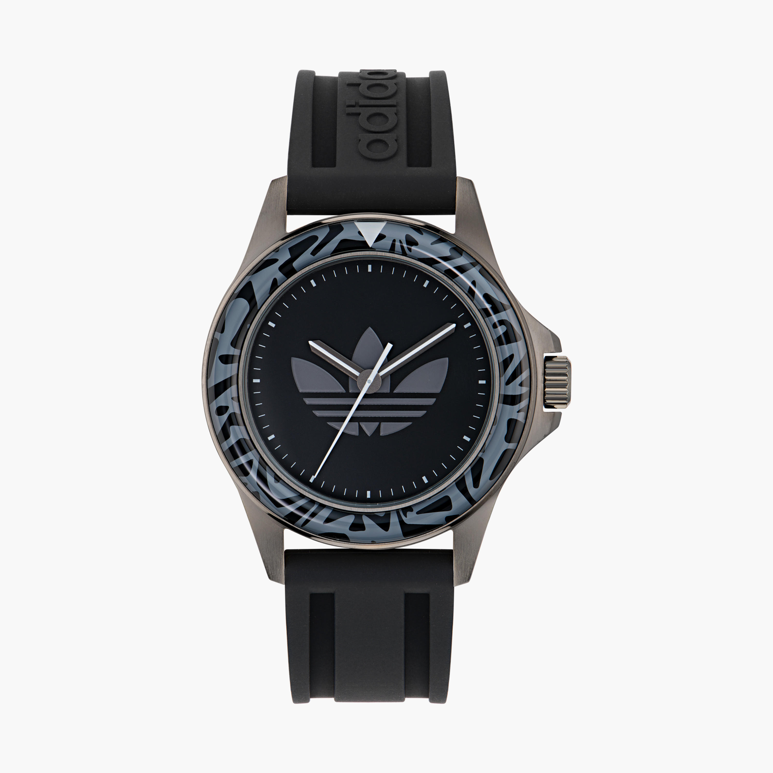 أديداس- ساعة تناظرية ستانلس ستيل لون أسود | AOFH24511-men-watchesandjewellery-watches-image-1
