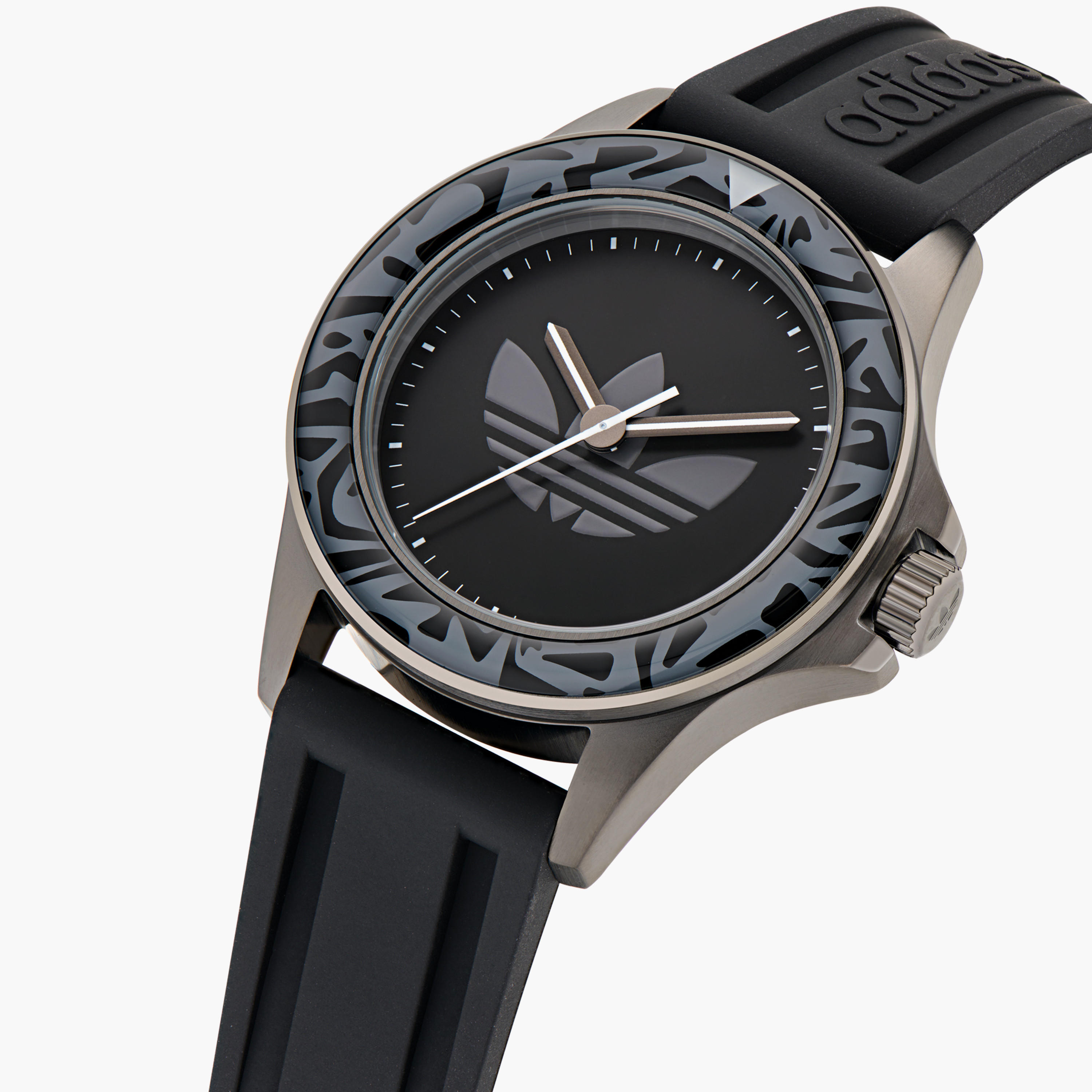 Adidas Black 44MM Analog Stainless Steel Strap Watch | AOFH24511-men-watchesandjewellery-watches-image-2