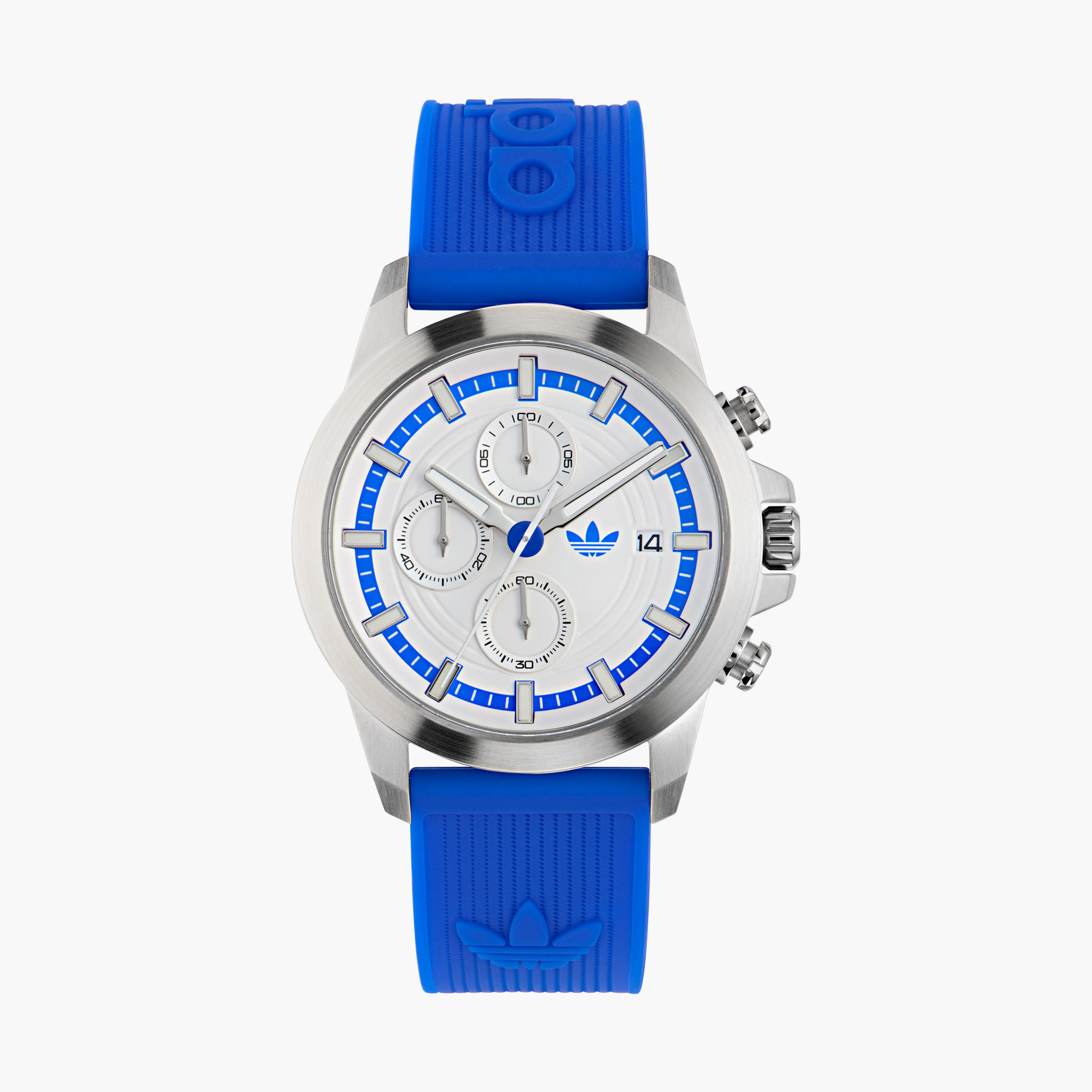 أديداس- ساعة تناظرية ستانلس ستيل أبيض | AOFH24520-men-watchesandjewellery-watches-image-1