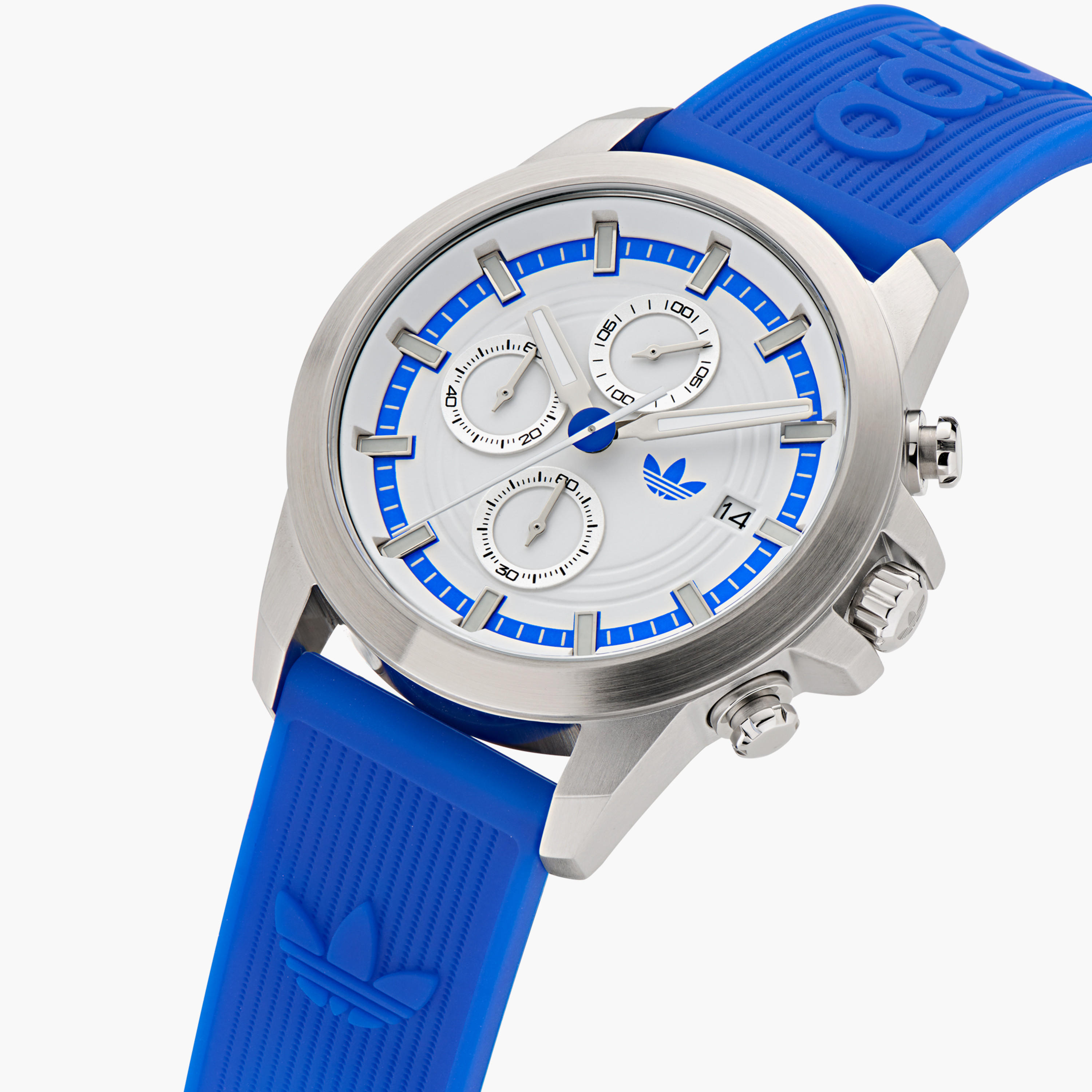 Adidas White 43MM Analog Stainless Steel Strap Watch | AOFH24520-men-watchesandjewellery-watches-image-2