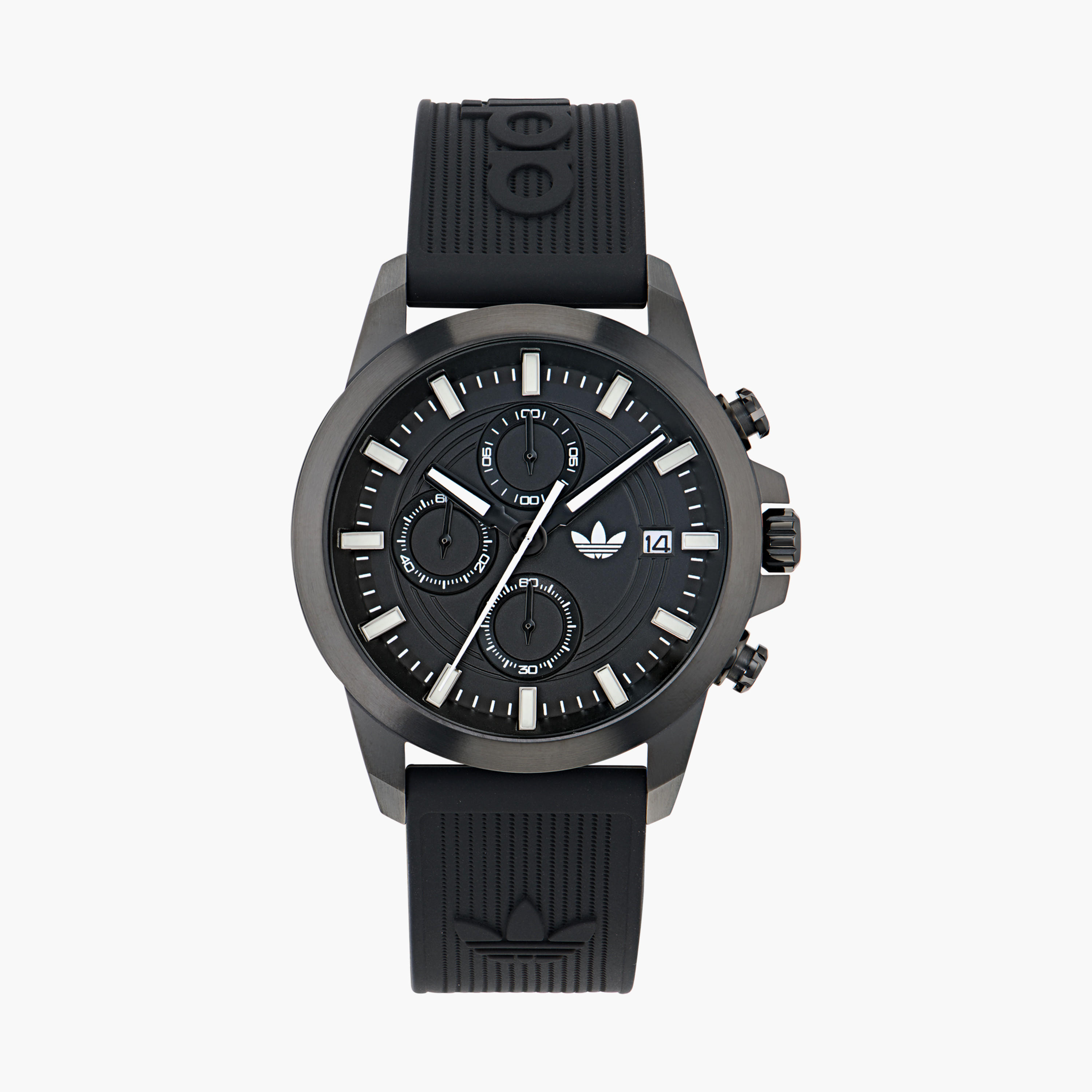 Adidas Black 43MM Analog Stainless Steel Strap Watch | AOFH24521-men-watchesandjewellery-watches-image-1