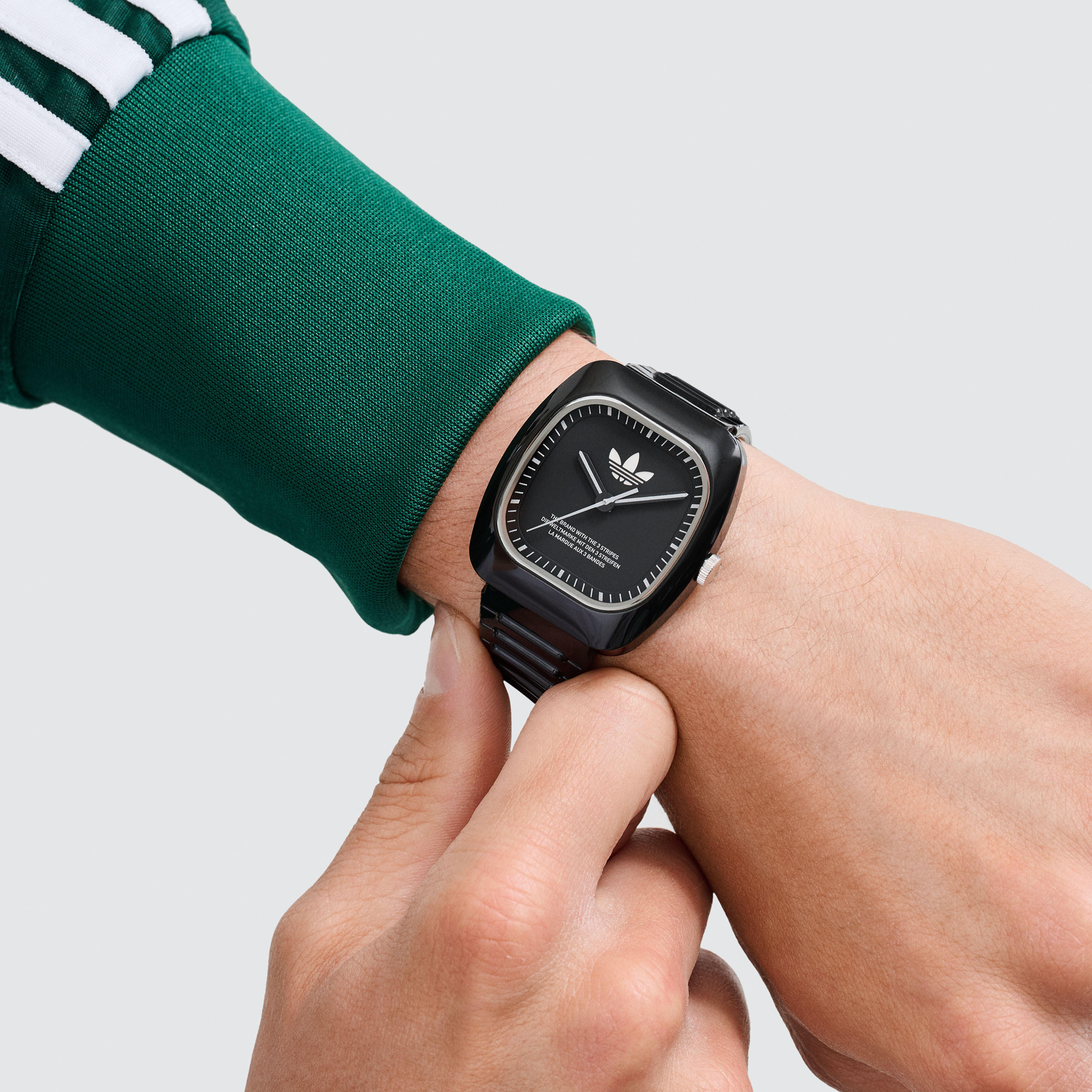 أديداس- ساعة تناظرية لون أسود سيراميك حيوي | AOSY24531-men-watchesandjewellery-watches-image-3