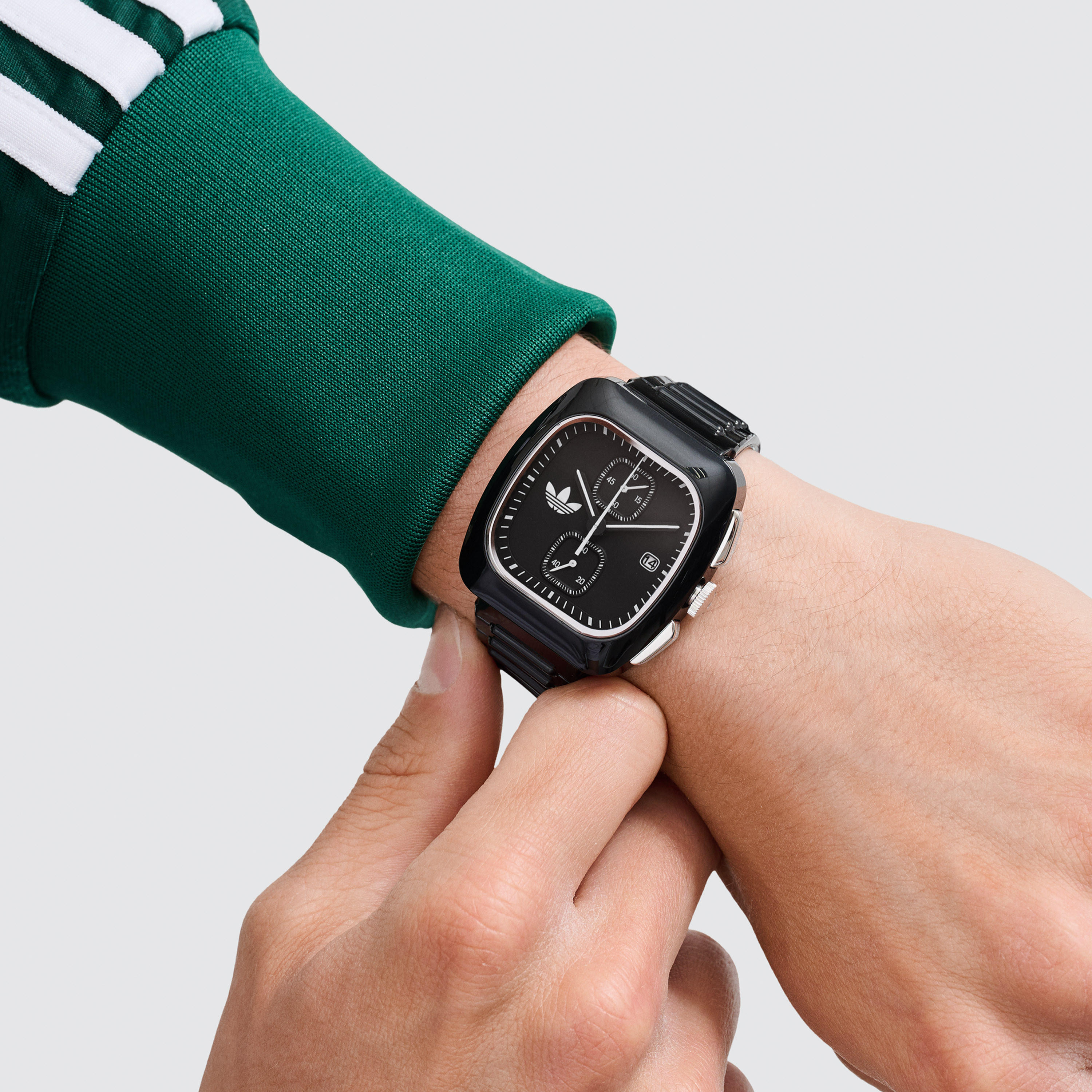 Adidas Black 39MM Analog Plastic Strap Watch | AOSY24533-men-watchesandjewellery-watches-image-3